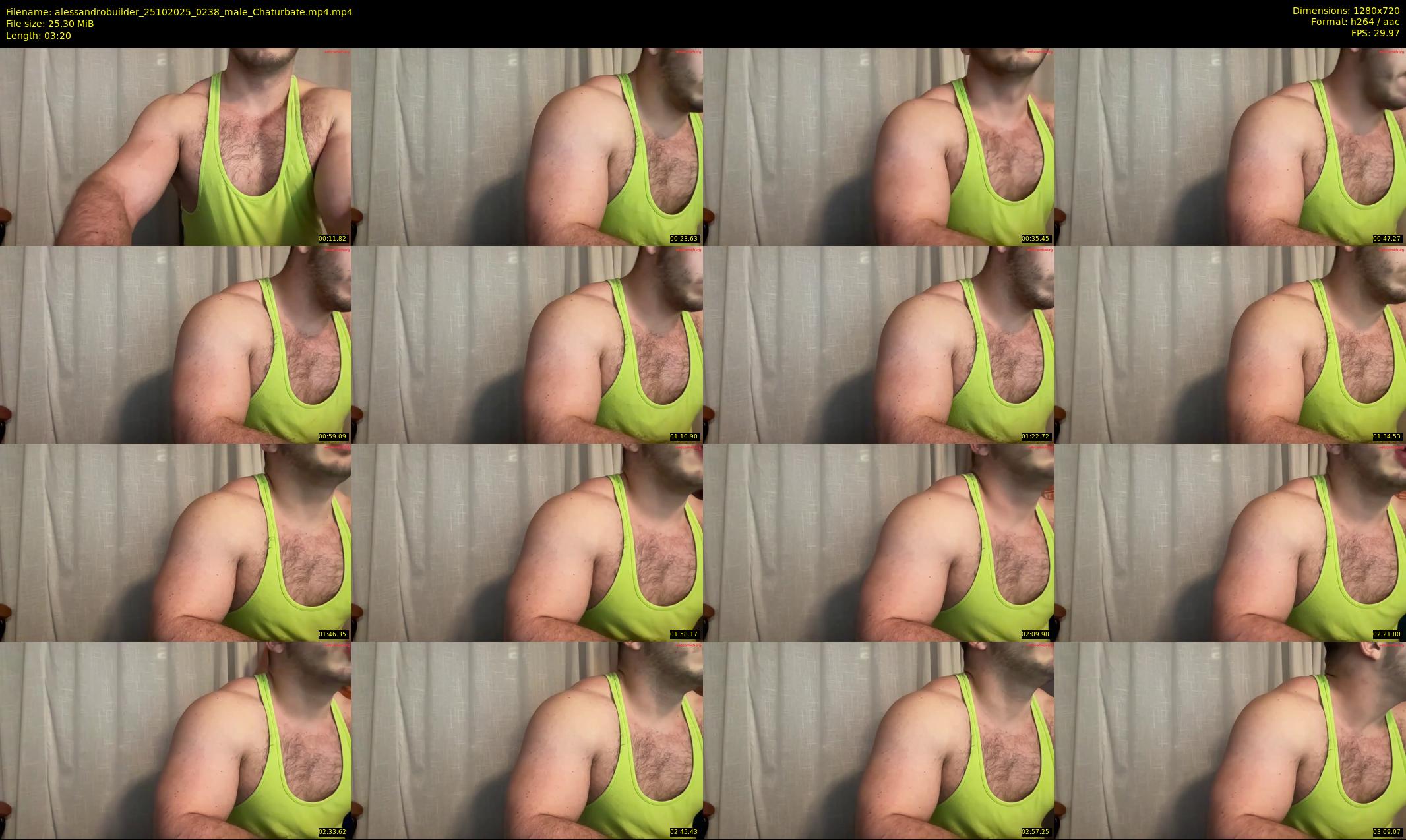 alessandrobuilder — 4 minute Chaturbate couple cam show recording, 720p, Oct 25, 2025