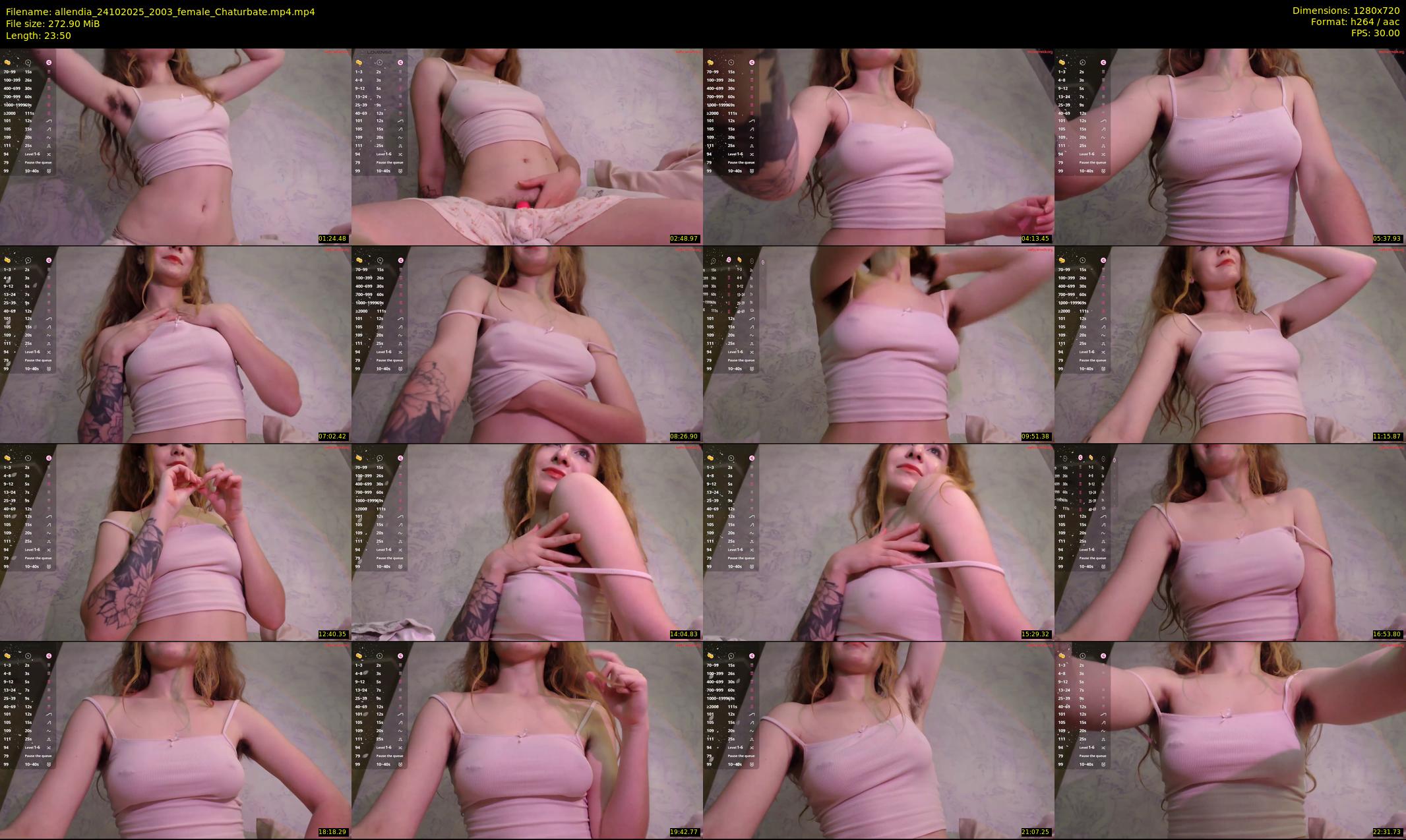 allendia — 24 minute Chaturbate female cam show recording, 720p, Oct 24, 2025