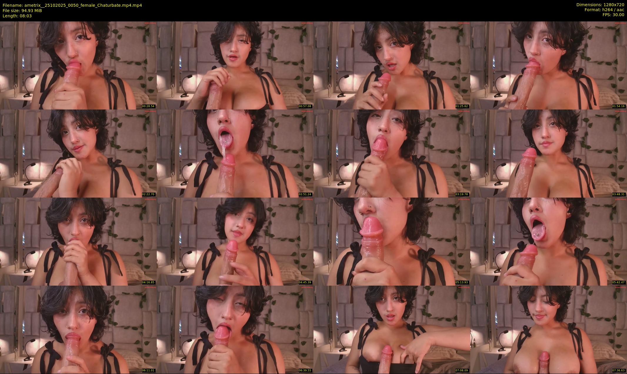 ametrix_ — 9 minute Chaturbate female cam show recording, 720p, Oct 25, 2025