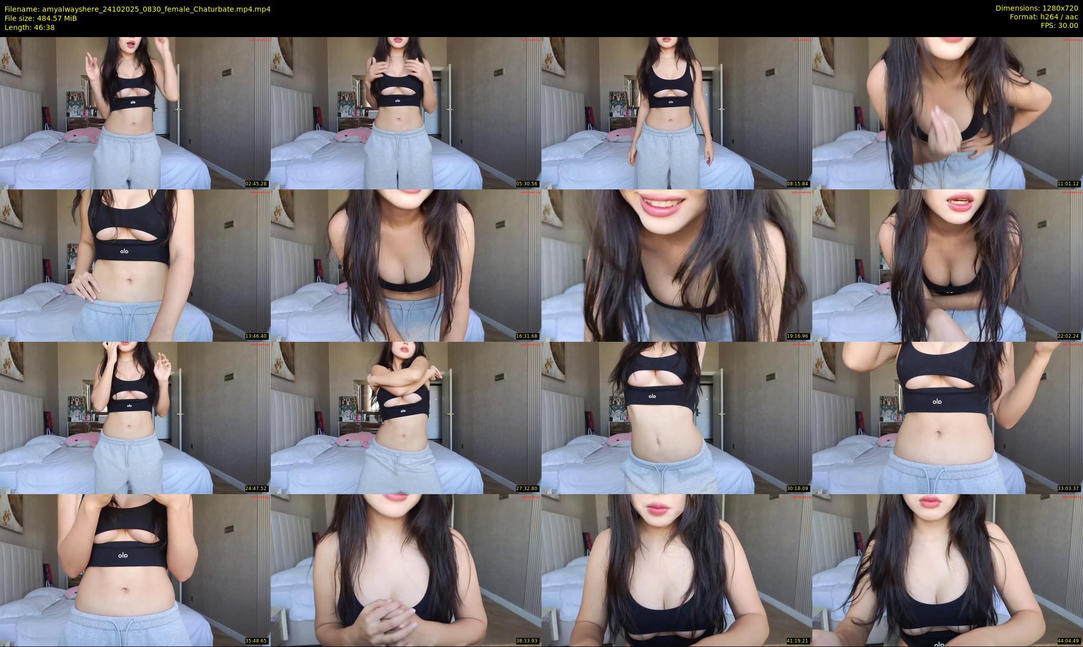 amyalwayshere — 47 minute Chaturbate female cam show recording, 720p, Oct 24, 2025