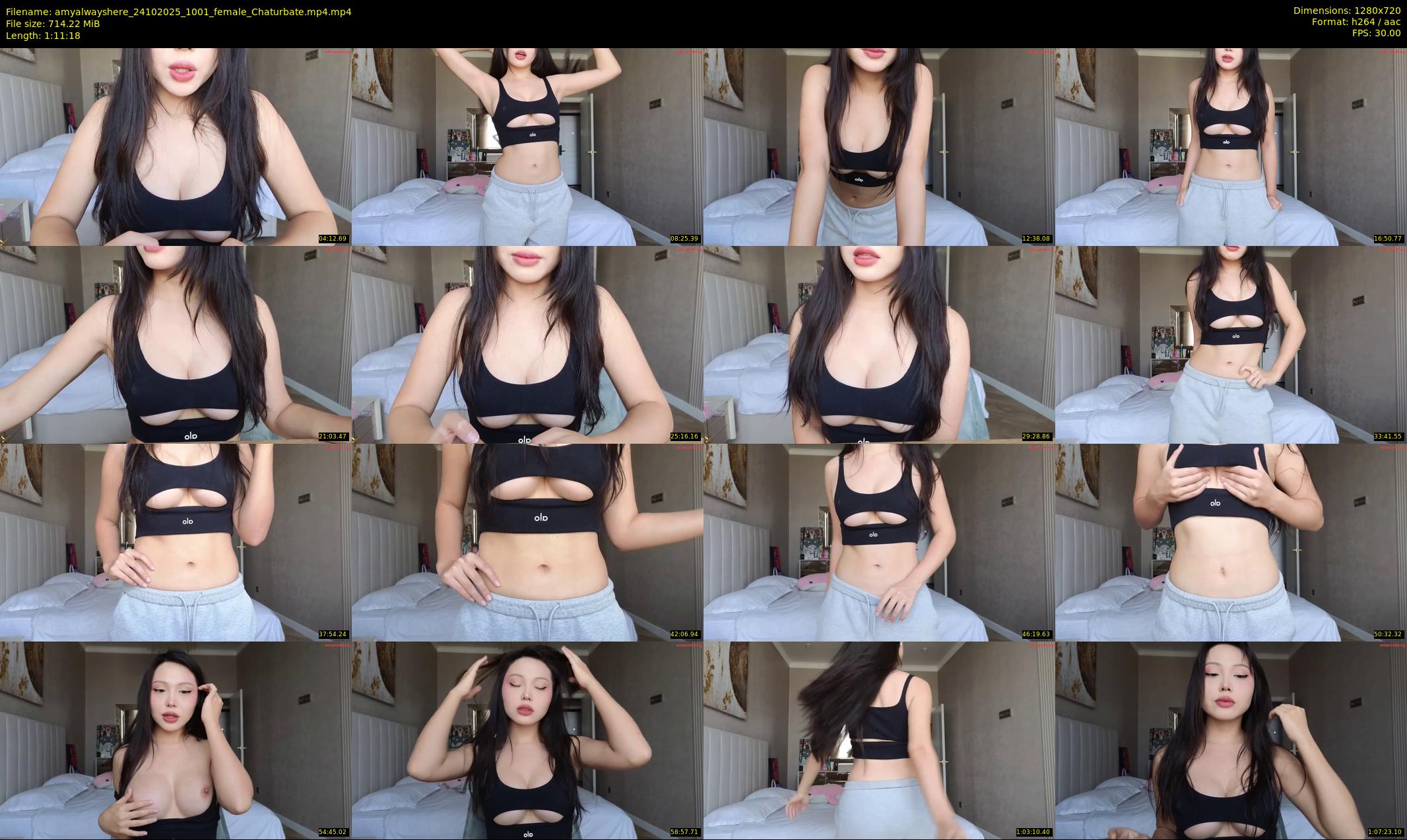 amyalwayshere — 72 minute Chaturbate female cam show recording, 720p, Oct 24, 2025