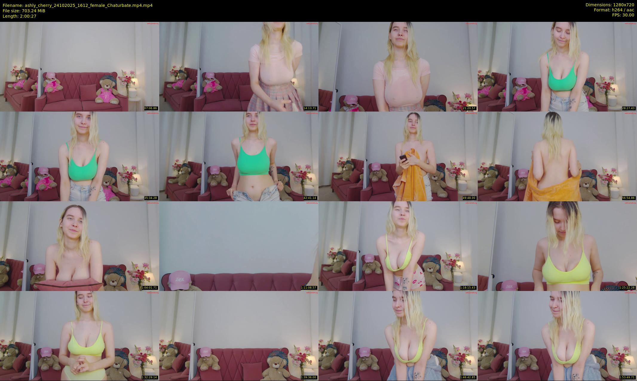 ashly_cherry — 121 minute Chaturbate female cam show recording, 720p, Oct 24, 2025