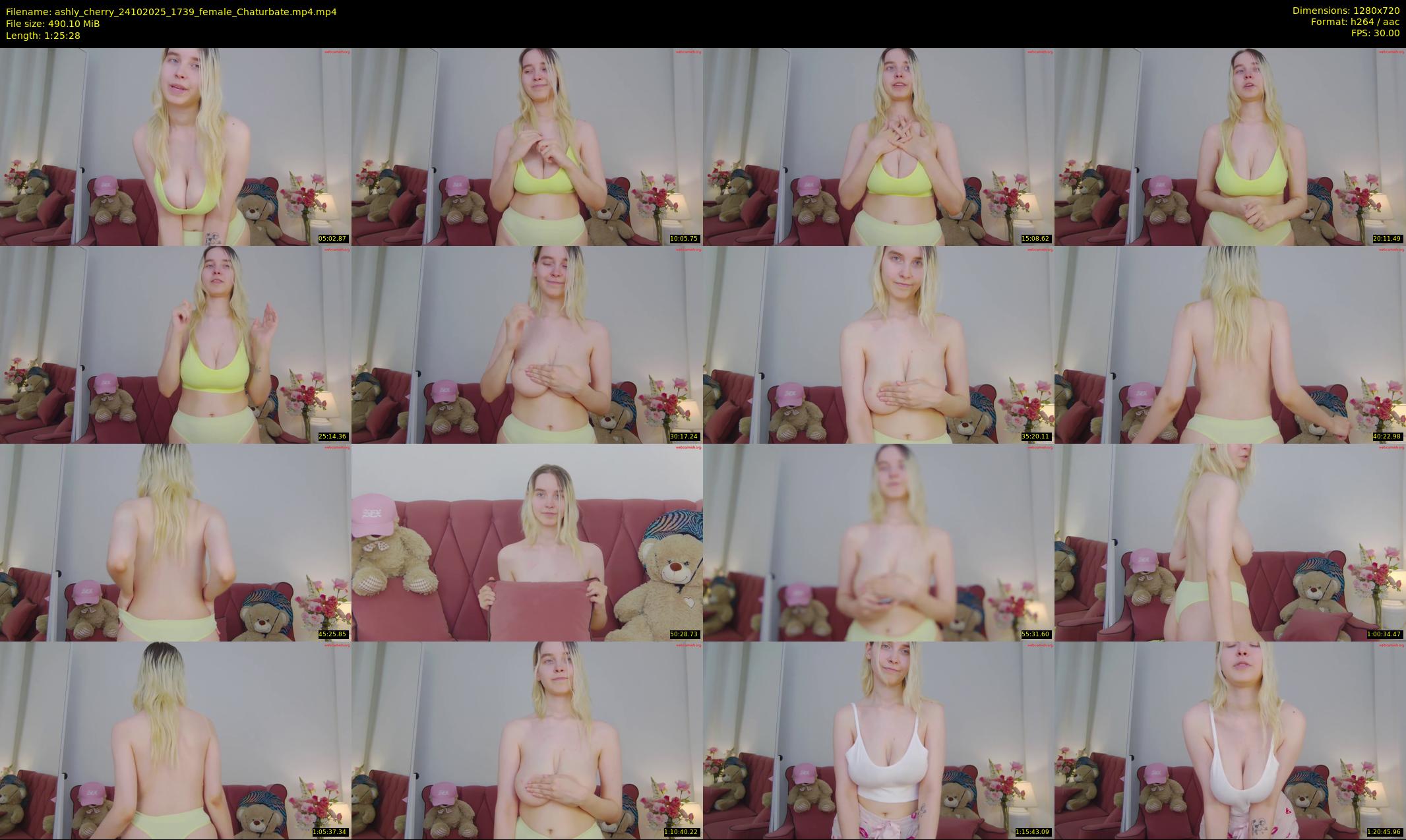 ashly_cherry — 86 minute Chaturbate female cam show recording, 720p, Oct 24, 2025