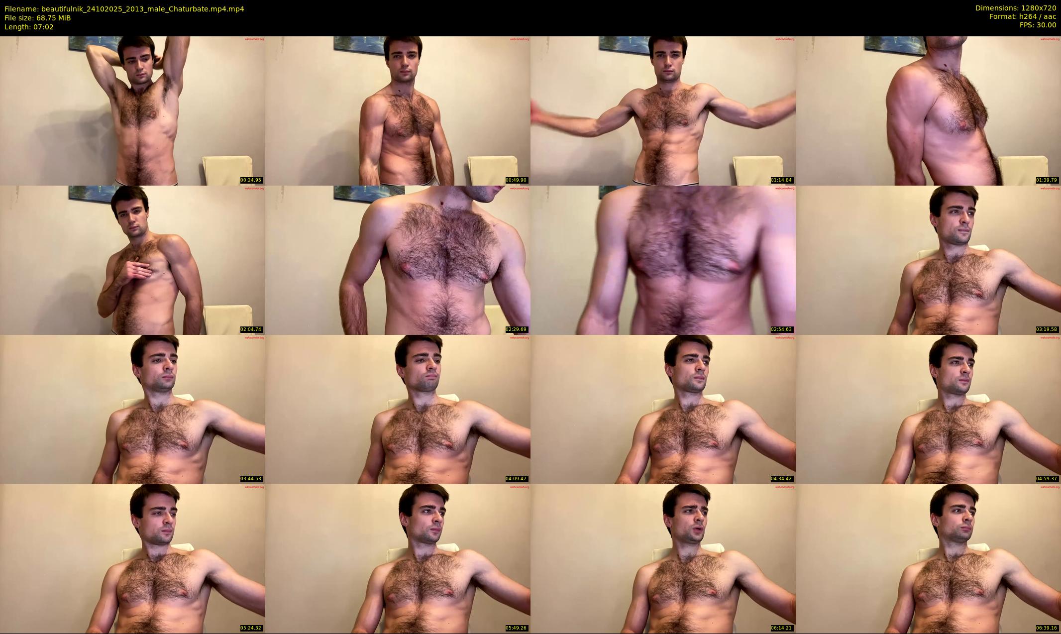beautifulnik — 8 minute Chaturbate male cam show recording, 720p, Oct 24, 2025