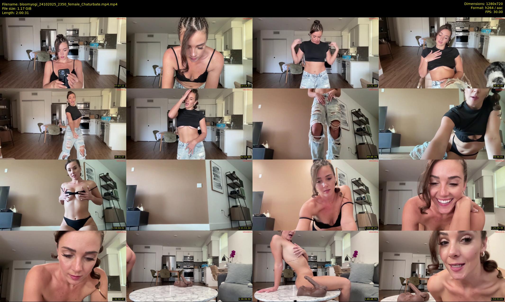 bloomyogi — 121 minute Chaturbate female cam show recording, 720p, Oct 24, 2025