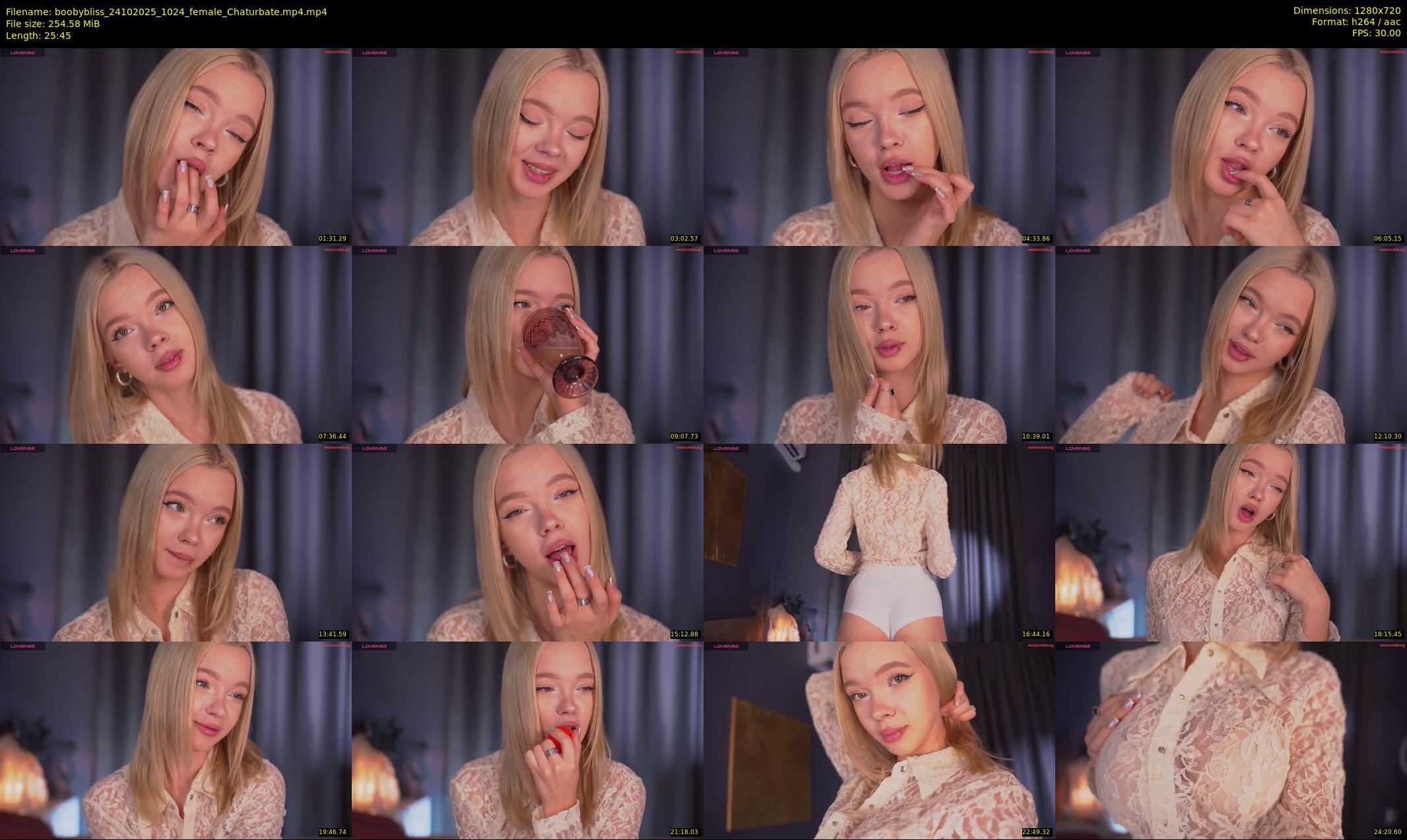 boobybliss — 26 minute Chaturbate female cam show recording, 720p, Oct 24, 2025