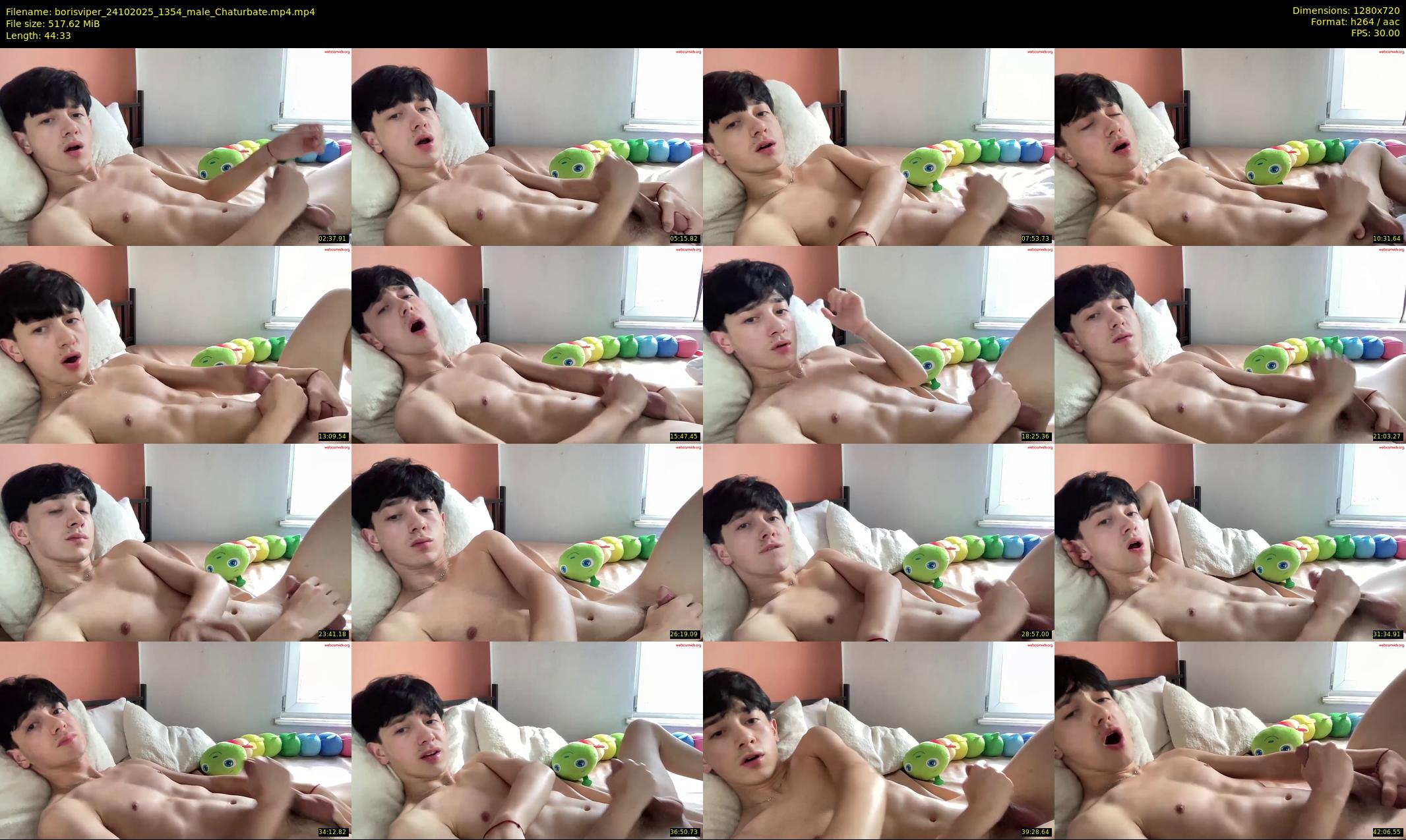 borisviper — 45 minute Chaturbate male cam show recording, 720p, Oct 24, 2025