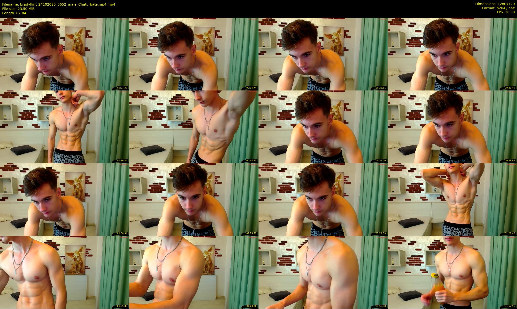 bradyflint — 3 minute Chaturbate male cam show recording, 720p, Oct 24, 2025