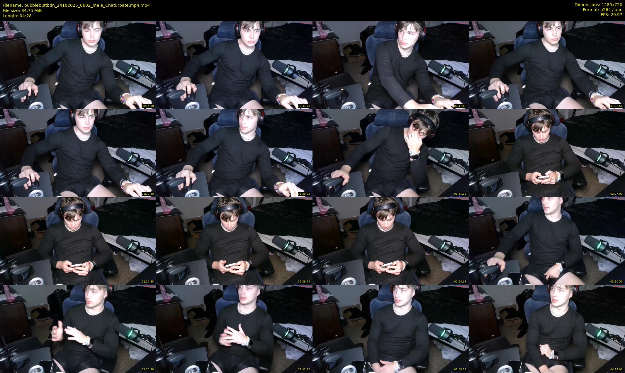 bubblebuttbdn — 5 minute Chaturbate male cam show recording, 720p, Oct 24, 2025