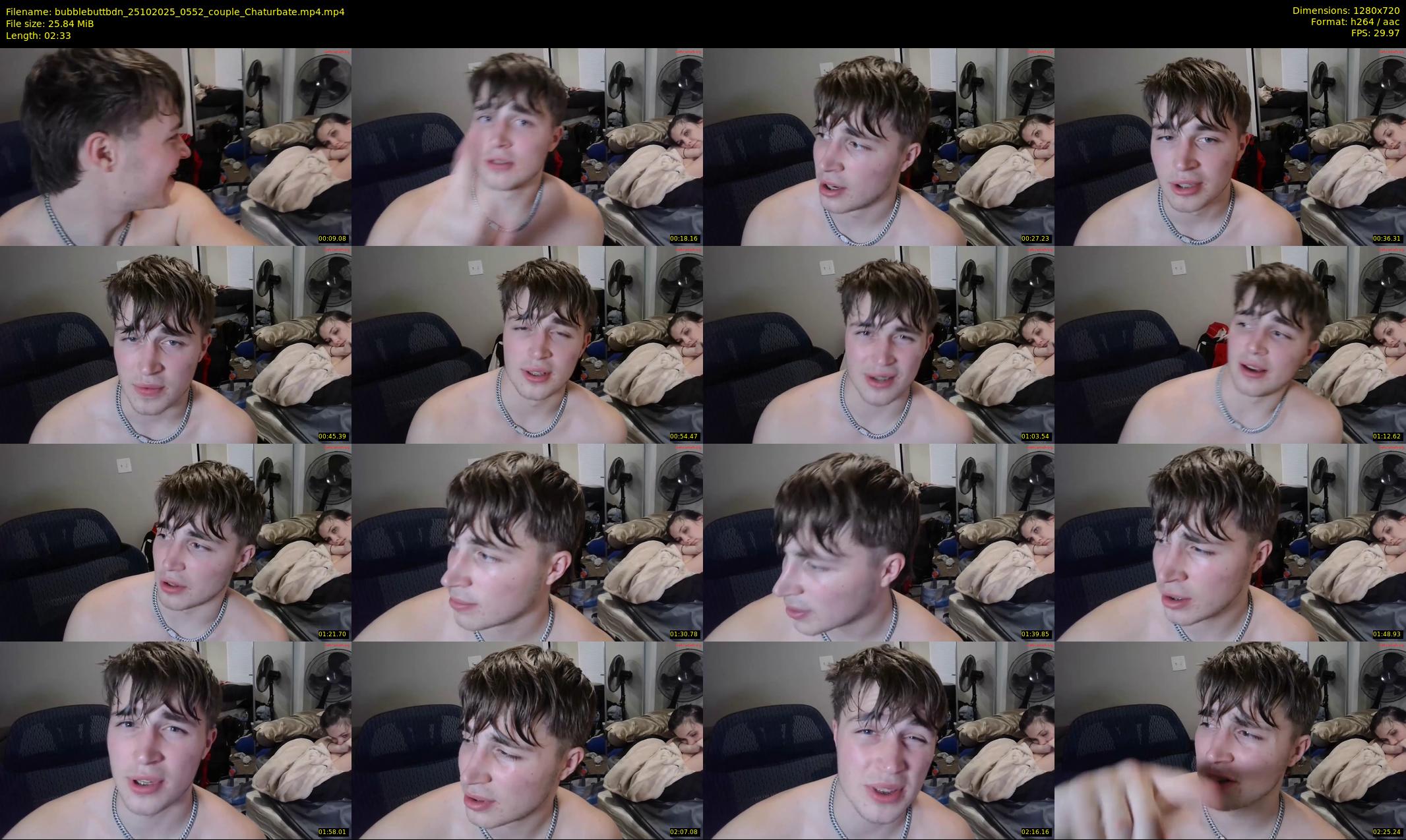 bubblebuttbdn — 3 minute Chaturbate male cam show recording, 720p, Oct 25, 2025