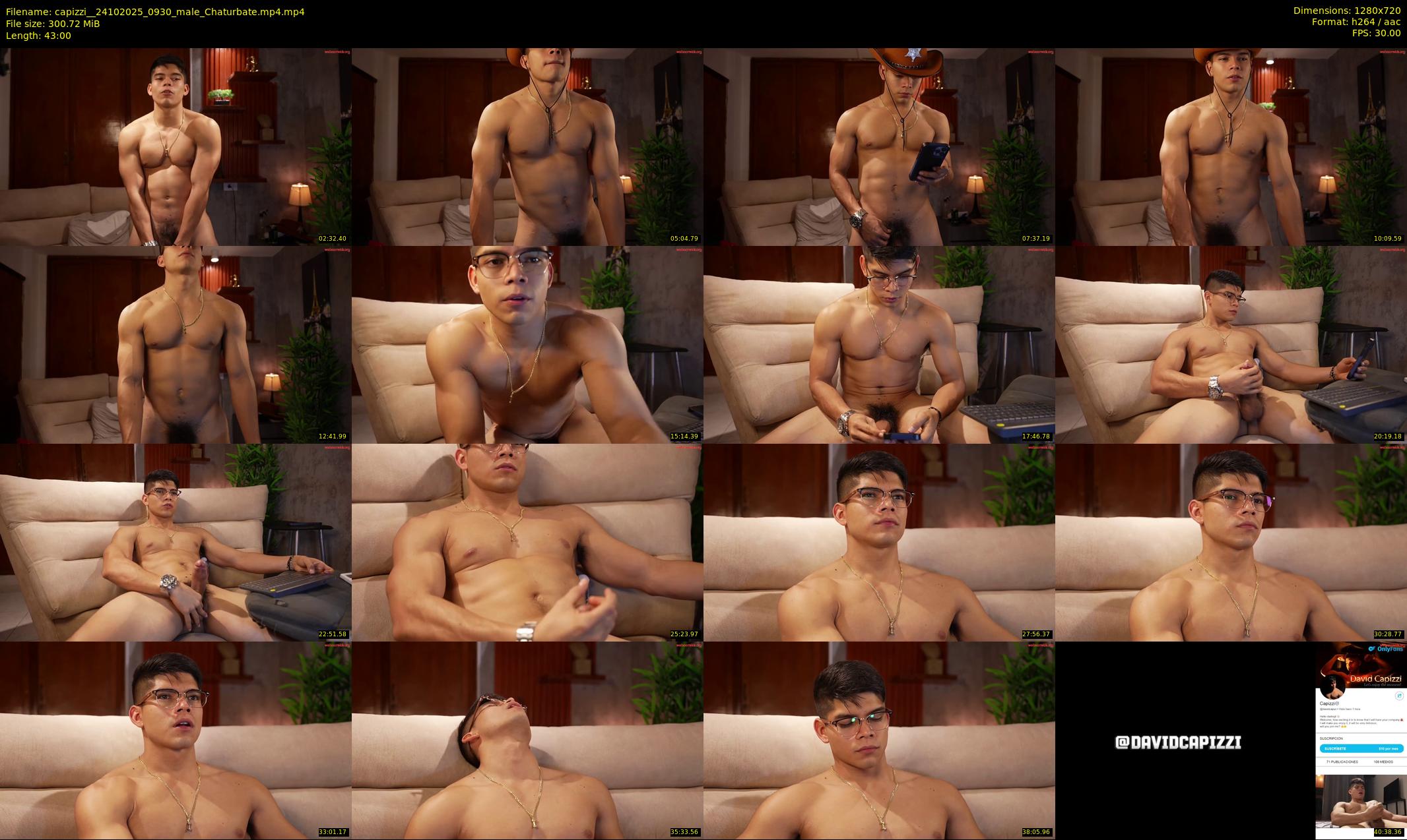 capizzi_ — 43 minute Chaturbate male cam show recording, 720p, Oct 24, 2025
