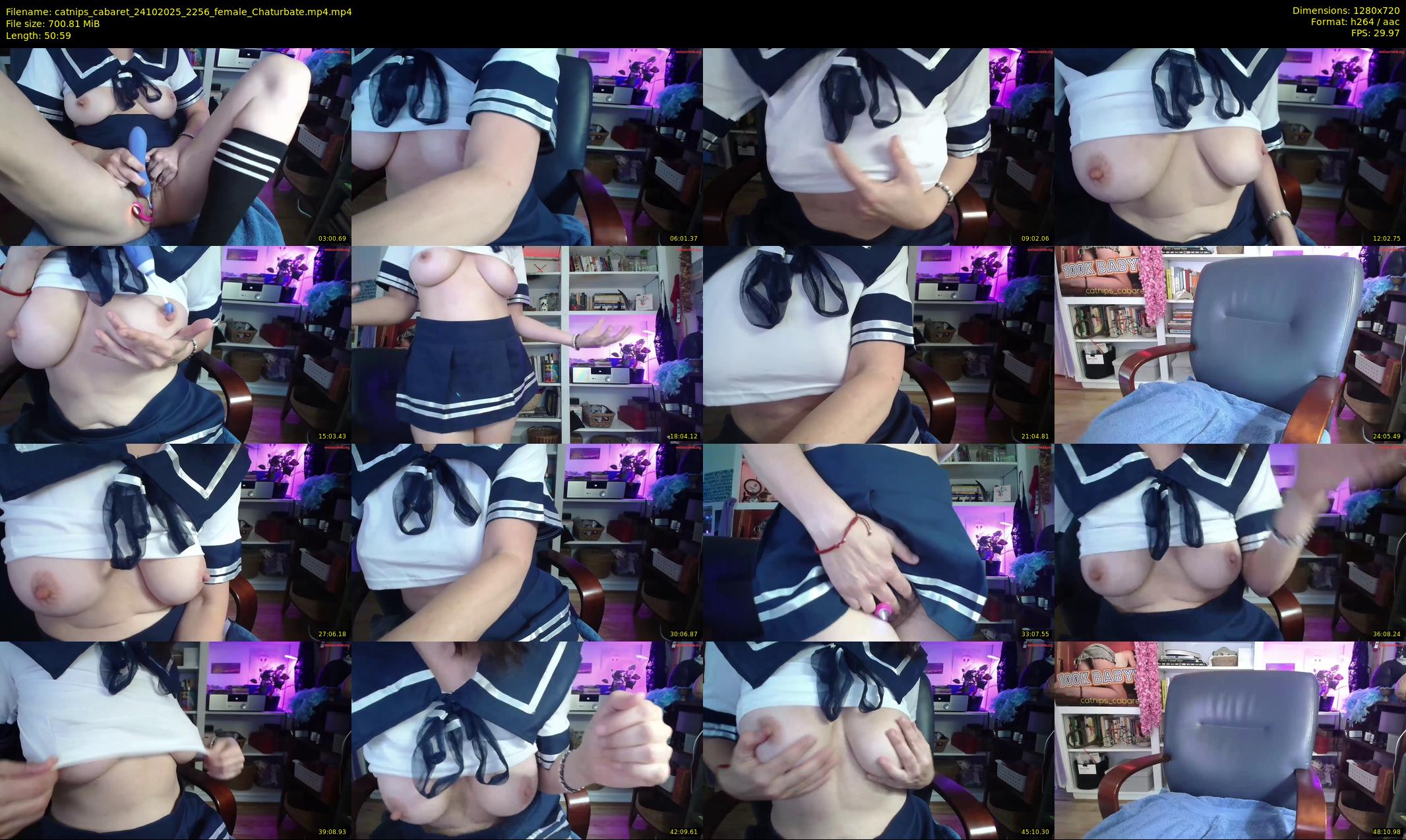 catnips_cabaret — 51 minute Chaturbate female cam show recording, 720p, Oct 24, 2025