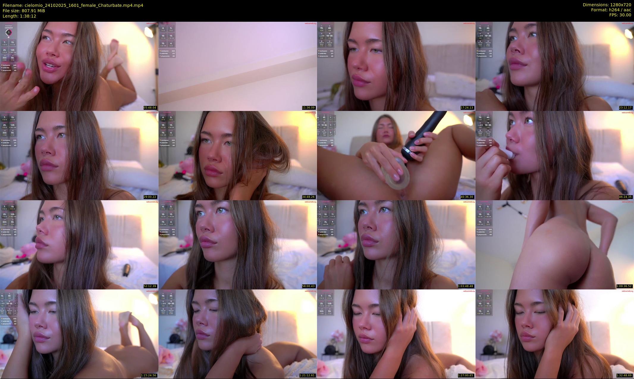 cielomio — 99 minute Chaturbate female cam show recording, 720p, Oct 24, 2025