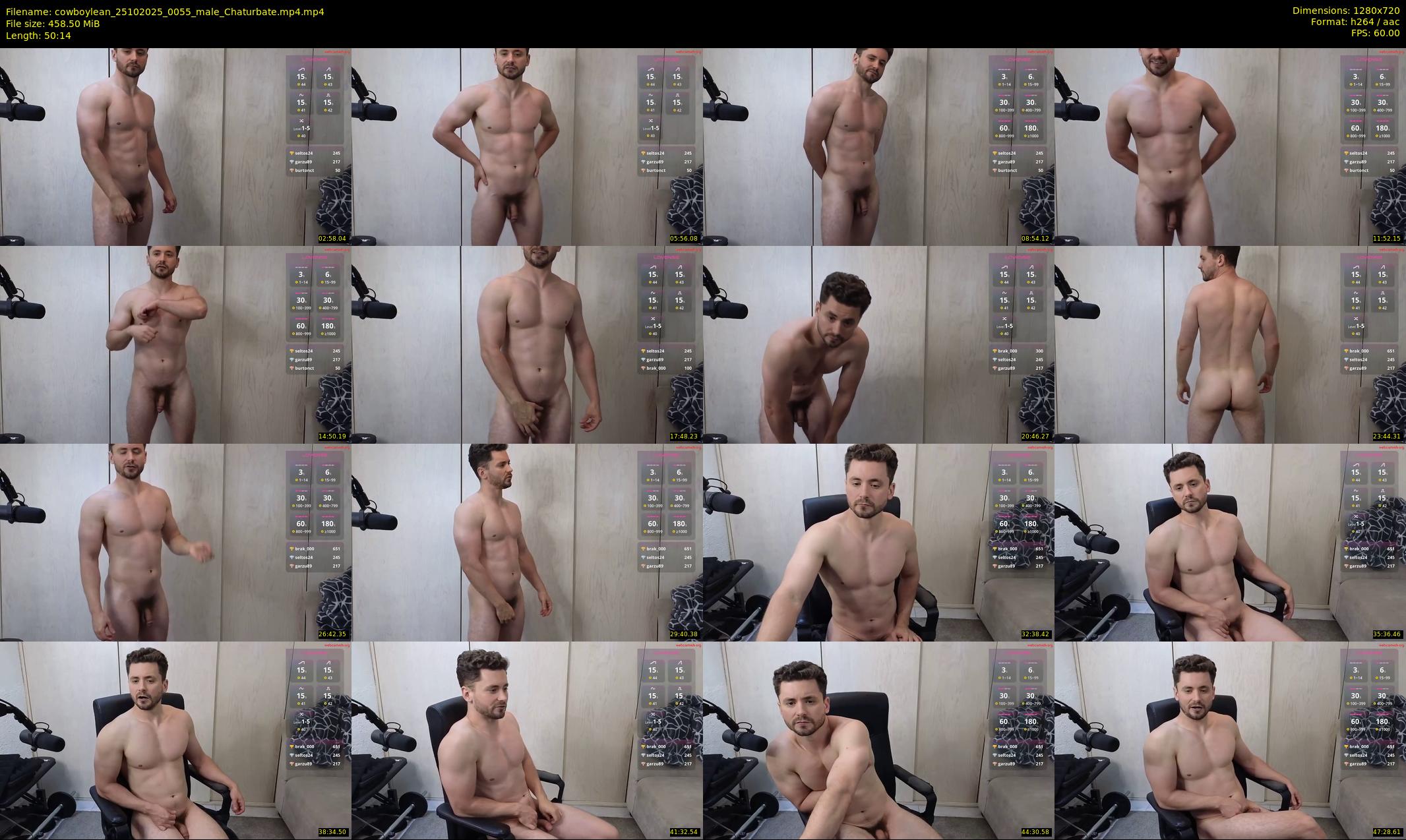 cowboylean — 51 minute Chaturbate male cam show recording, 720p, Oct 25, 2025