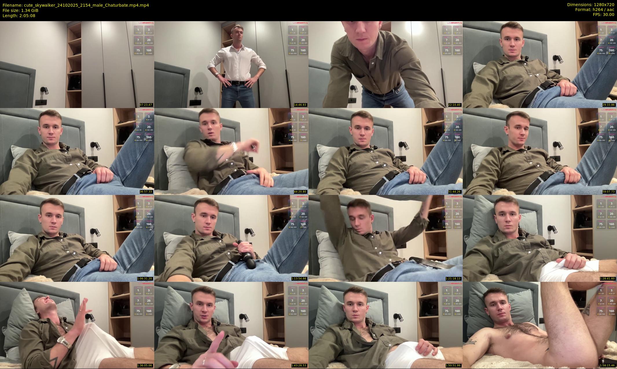 cute_skywalker — 126 minute Chaturbate male cam show recording, 720p, Oct 24, 2025