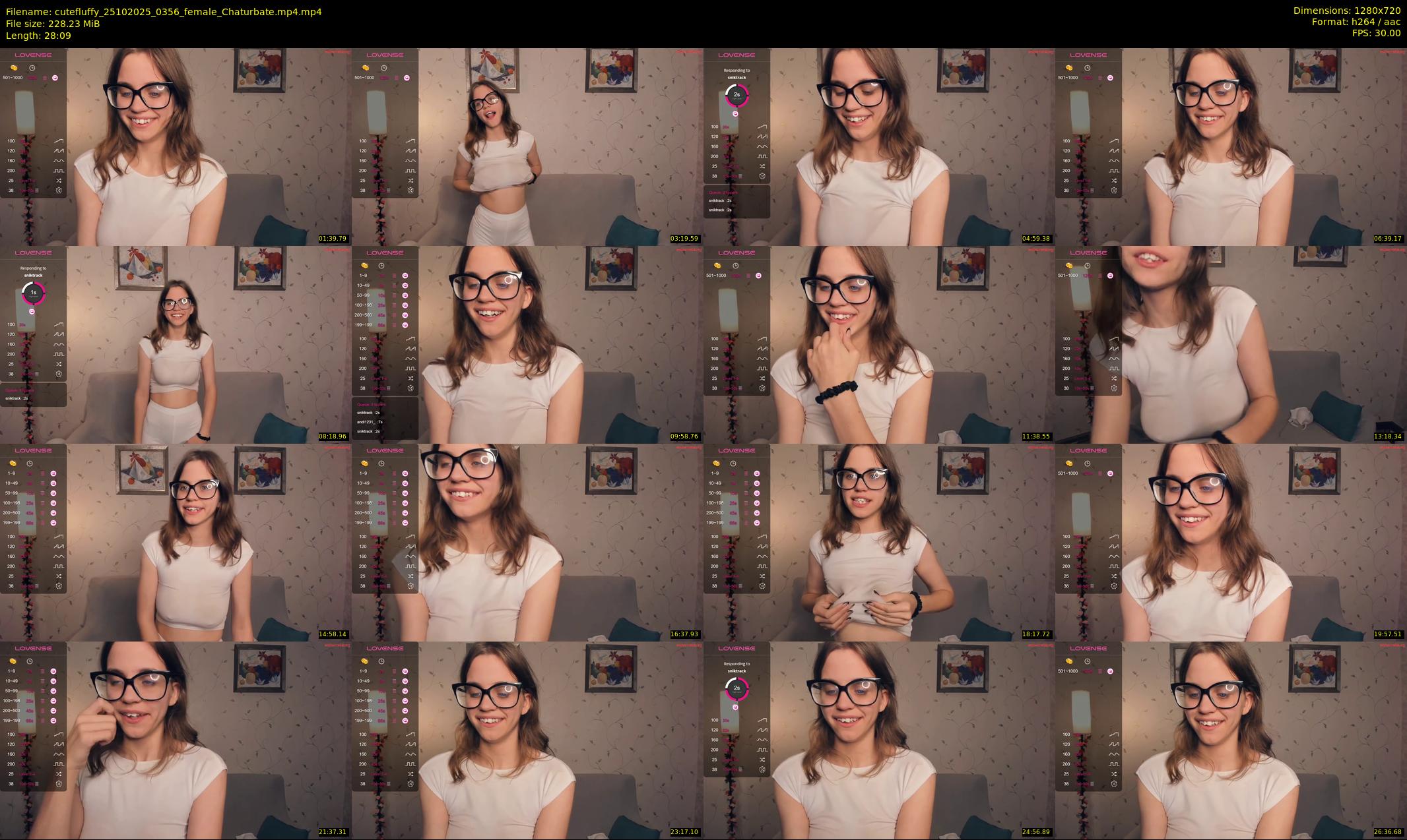 cutefluffy — 29 minute Chaturbate female cam show recording, 720p, Oct 25, 2025