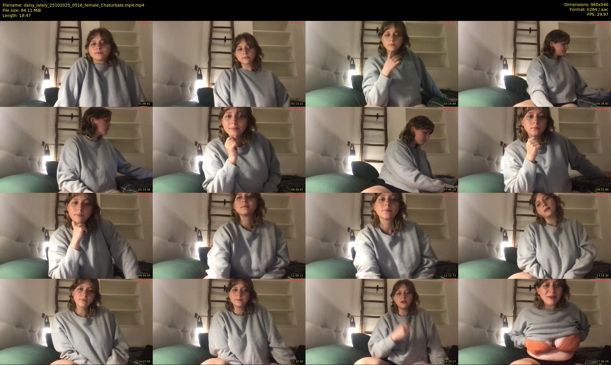 daisy_lately — 19 minute Chaturbate female cam show recording, 480p, Oct 25, 2025