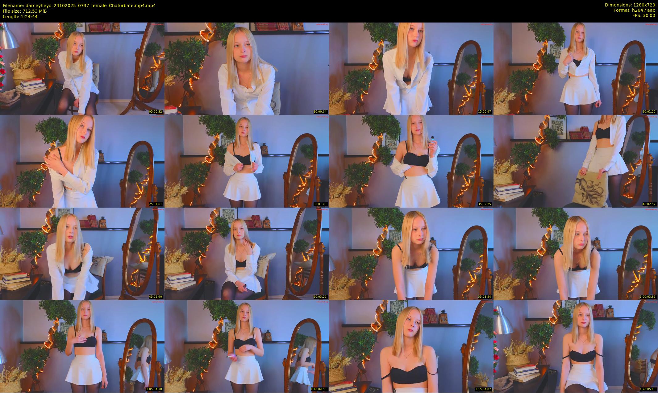darceyheyd — 85 minute Chaturbate female cam show recording, 720p, Oct 24, 2025