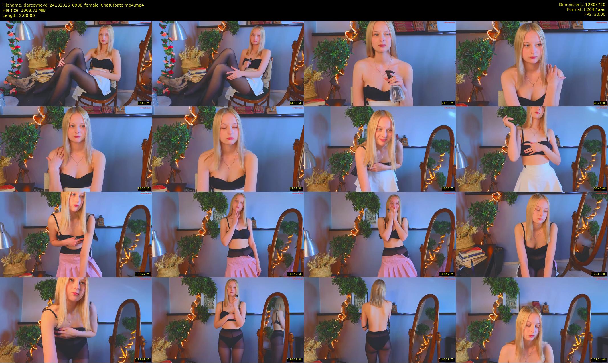 darceyheyd — 120 minute Chaturbate female cam show recording, 720p, Oct 24, 2025