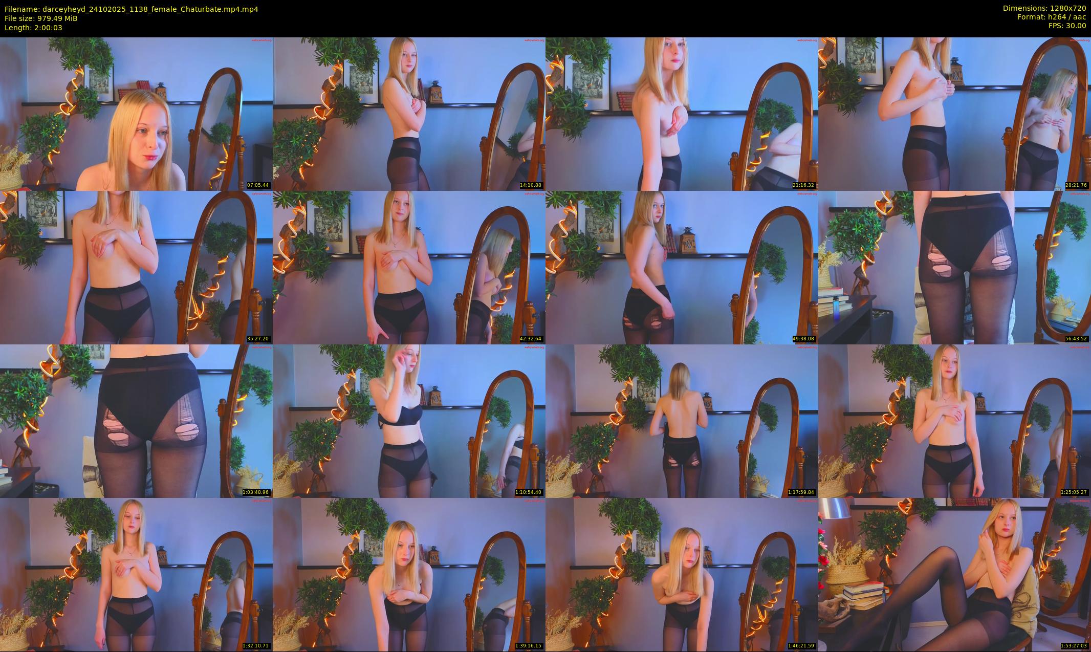 darceyheyd — 121 minute Chaturbate female cam show recording, 720p, Oct 24, 2025