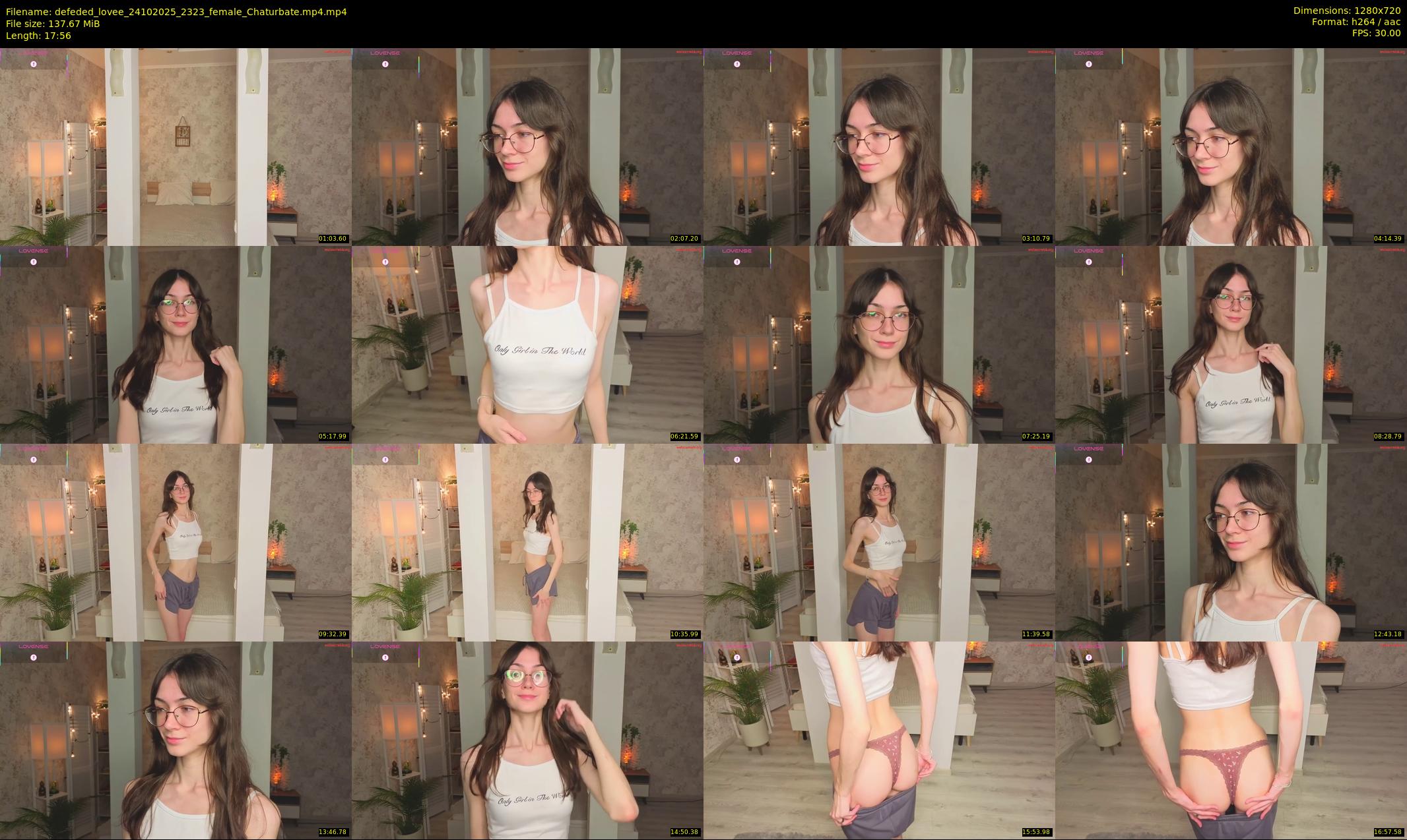 defeded_lovee — 18 minute Chaturbate female cam show recording, 720p, Oct 24, 2025