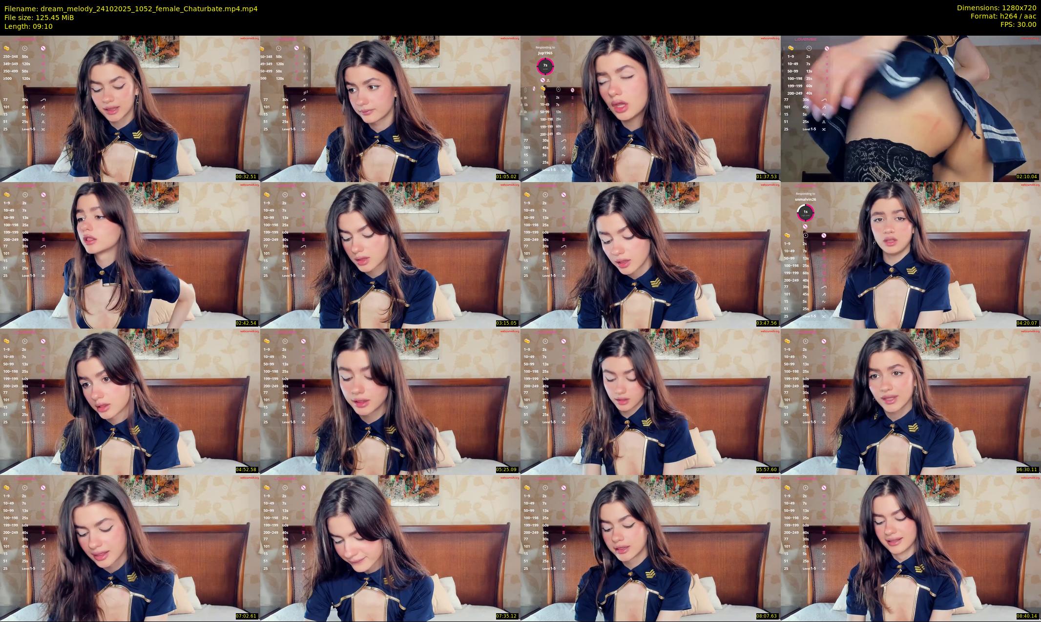 dream_melody — 10 minute Chaturbate female cam show recording, 720p, Oct 24, 2025