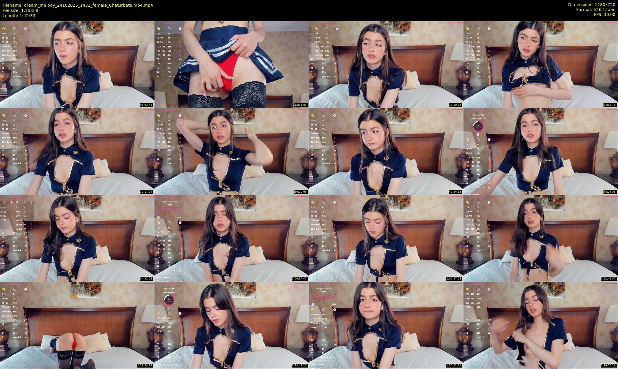 dream_melody — 103 minute Chaturbate female cam show recording, 720p, Oct 24, 2025