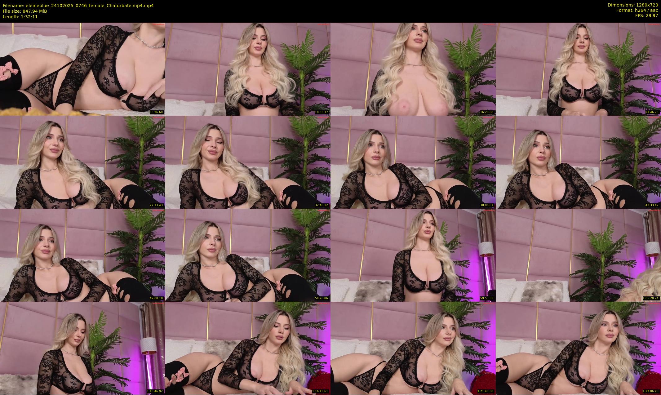 eleineblue — 93 minute Chaturbate female cam show recording, 720p, Oct 24, 2025
