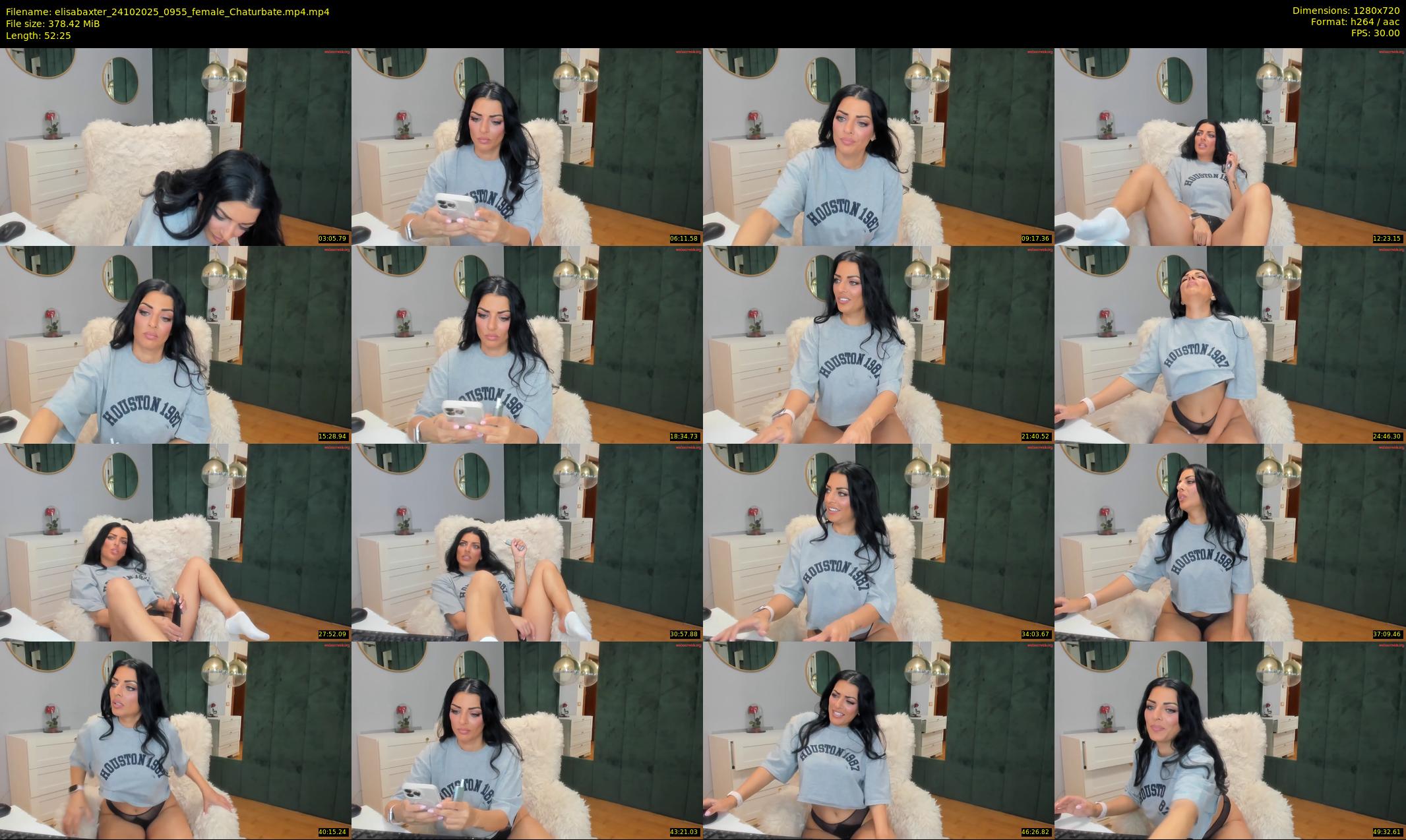 elisabaxter — 53 minute Chaturbate female cam show recording, 720p, Oct 24, 2025