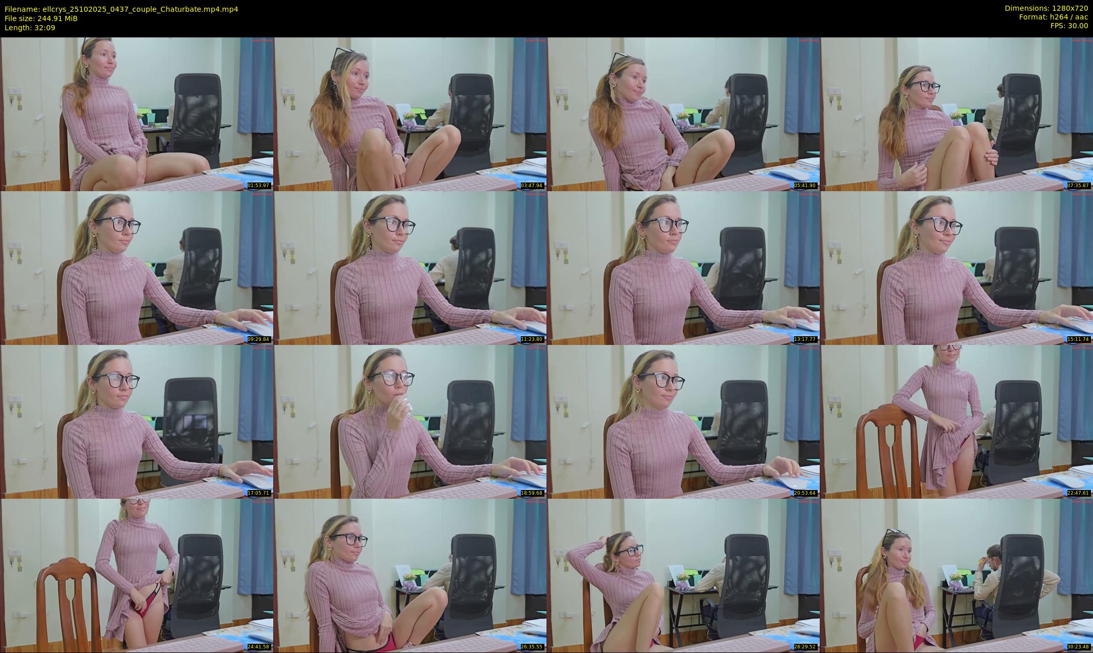 ellcrys — 33 minute Chaturbate couple cam show recording, 720p, Oct 25, 2025
