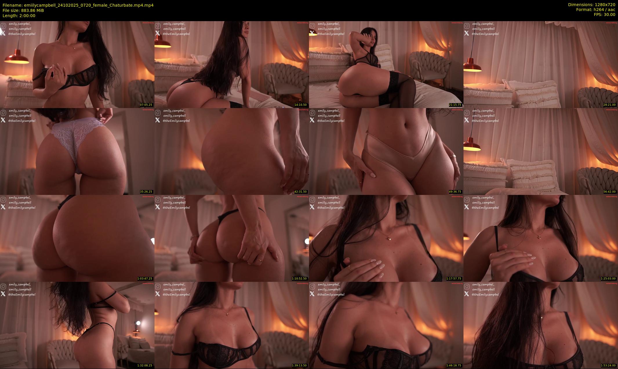 emiilycampbell — 120 minute Chaturbate female cam show recording, 720p, Oct 24, 2025