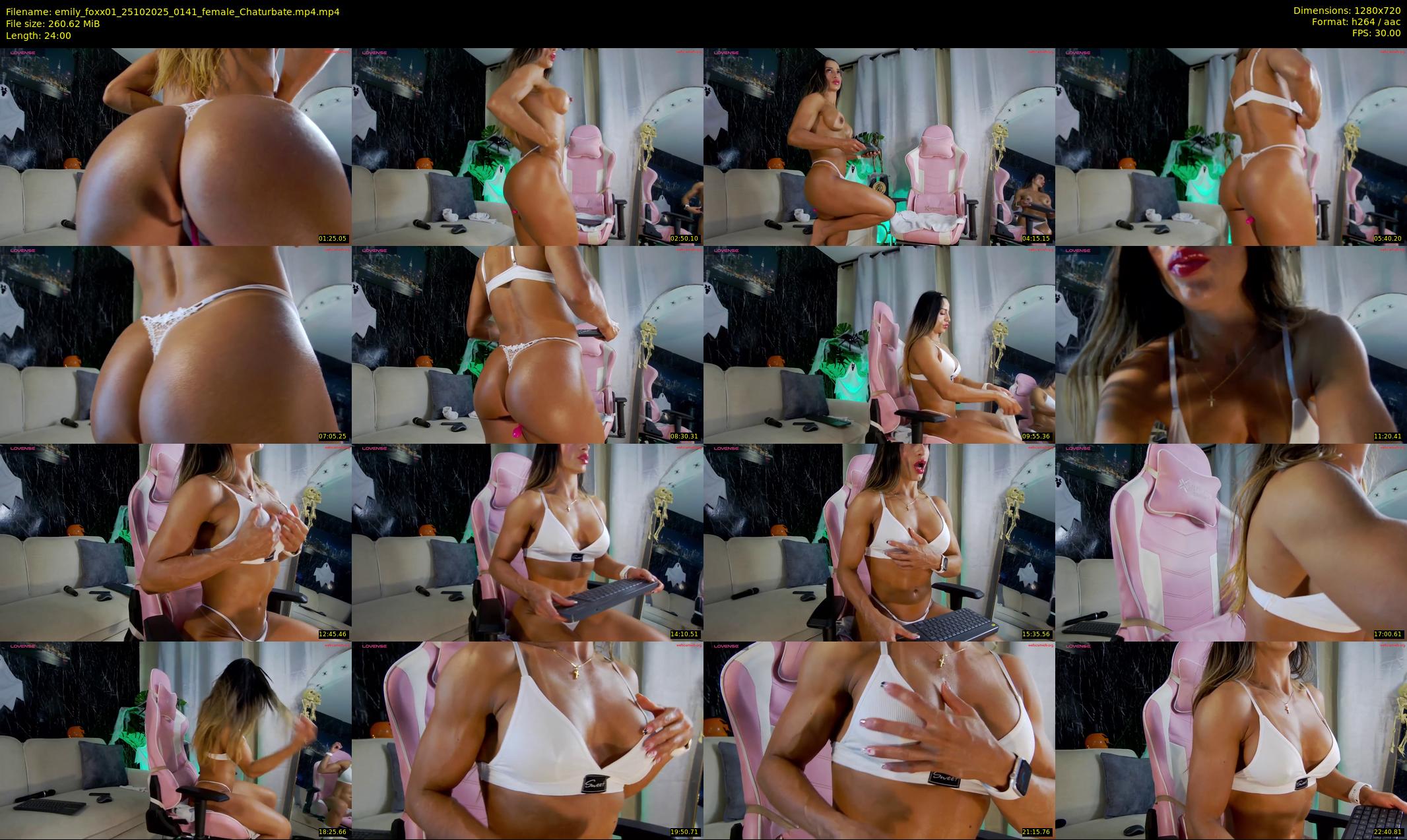 emily_foxx01 — 24 minute Chaturbate female cam show recording, 720p, Oct 25, 2025