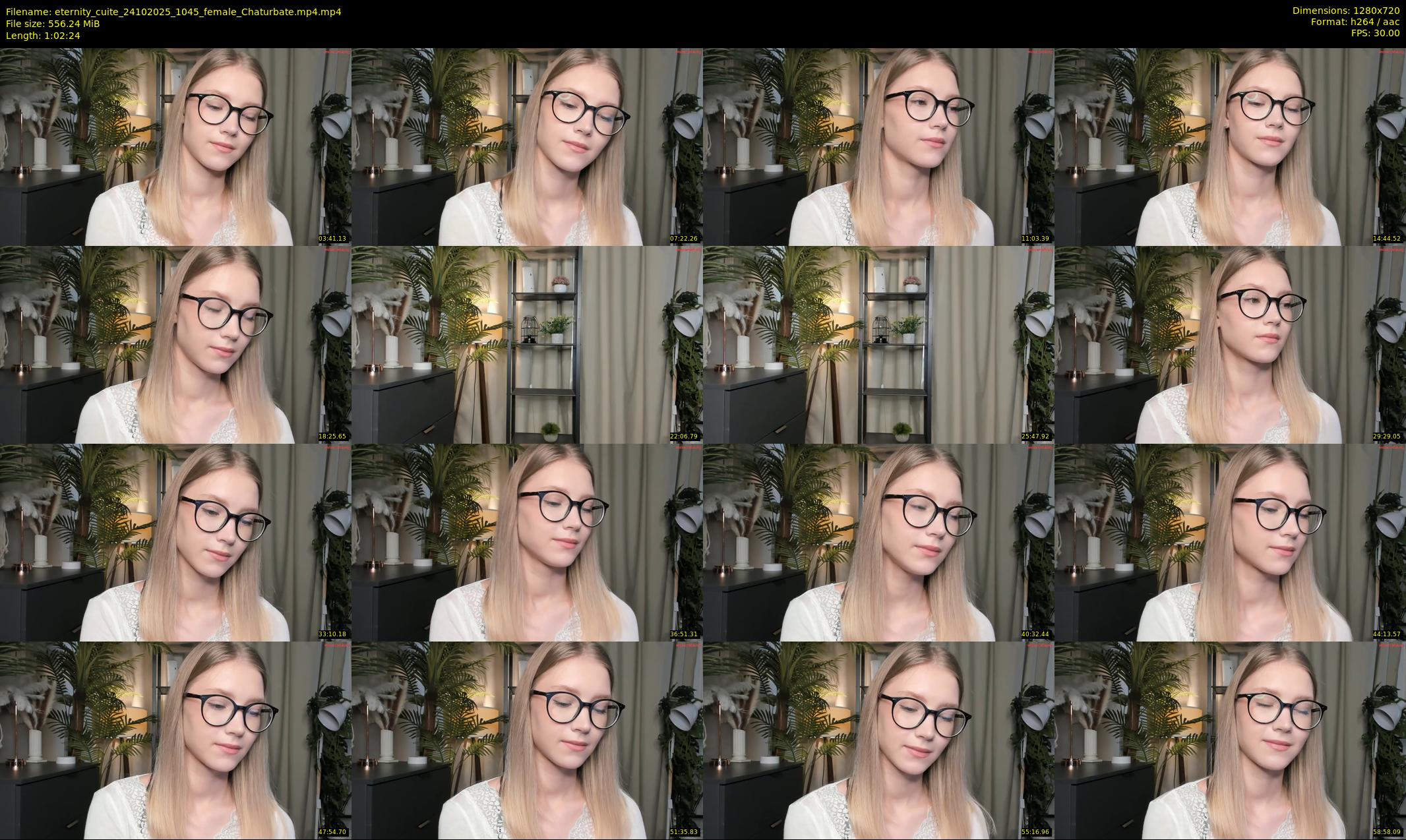 eternity_cuite — 63 minute Chaturbate female cam show recording, 720p, Oct 24, 2025
