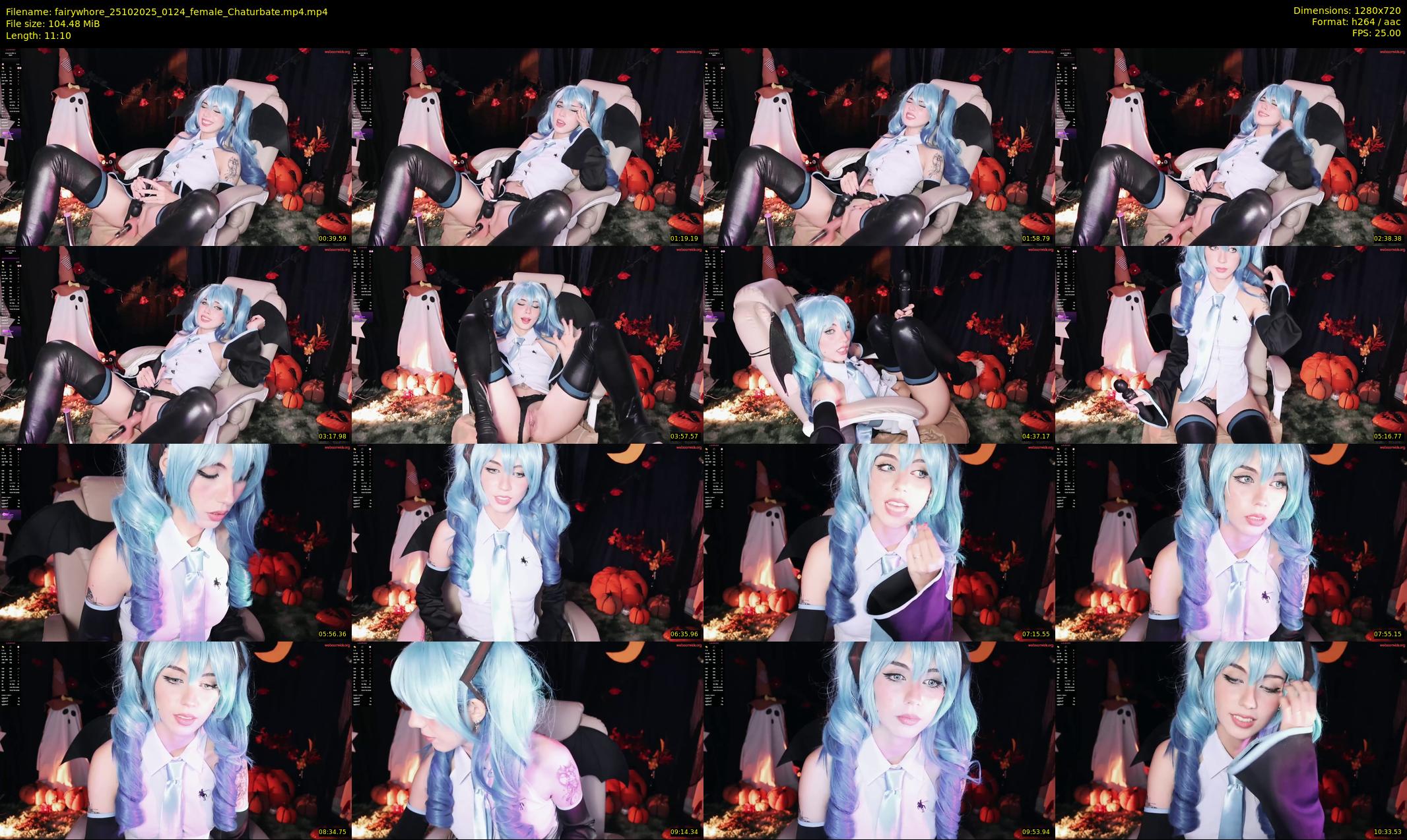 fairywhore — 12 minute Chaturbate female cam show recording, 720p, Oct 25, 2025