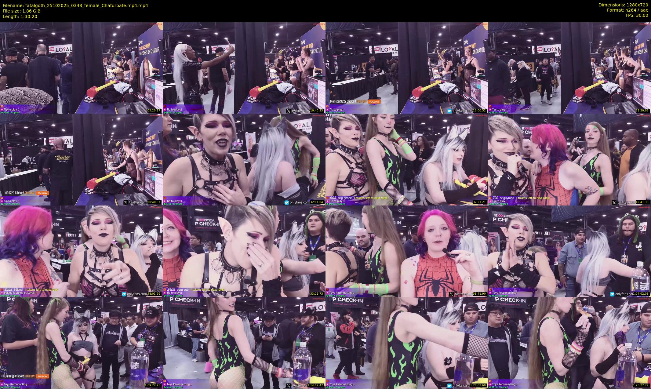 fatalgoth — 91 minute Chaturbate couple cam show recording, 720p, Oct 25, 2025
