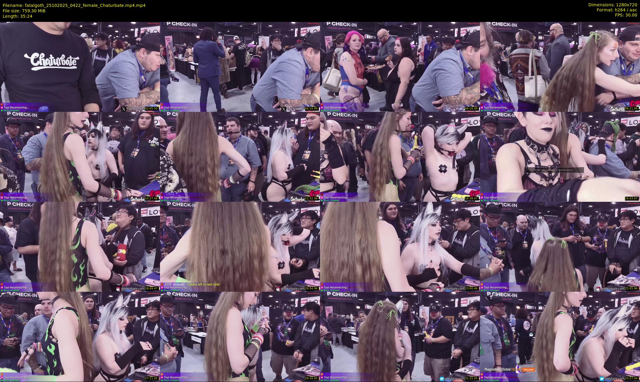 fatalgoth — 36 minute Chaturbate couple cam show recording, 720p, Oct 25, 2025