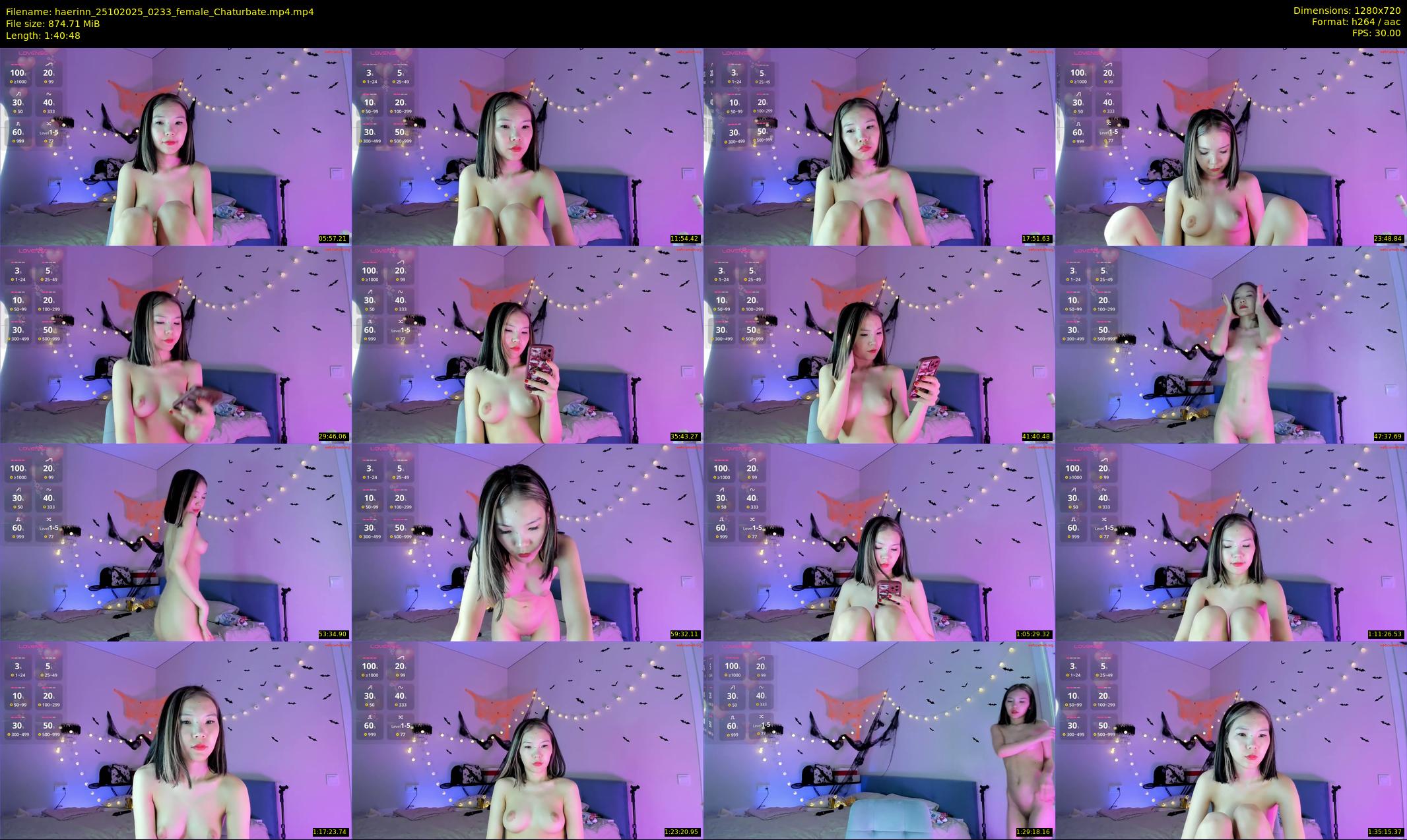 haerinn — 101 minute Chaturbate female cam show recording, 720p, Oct 25, 2025