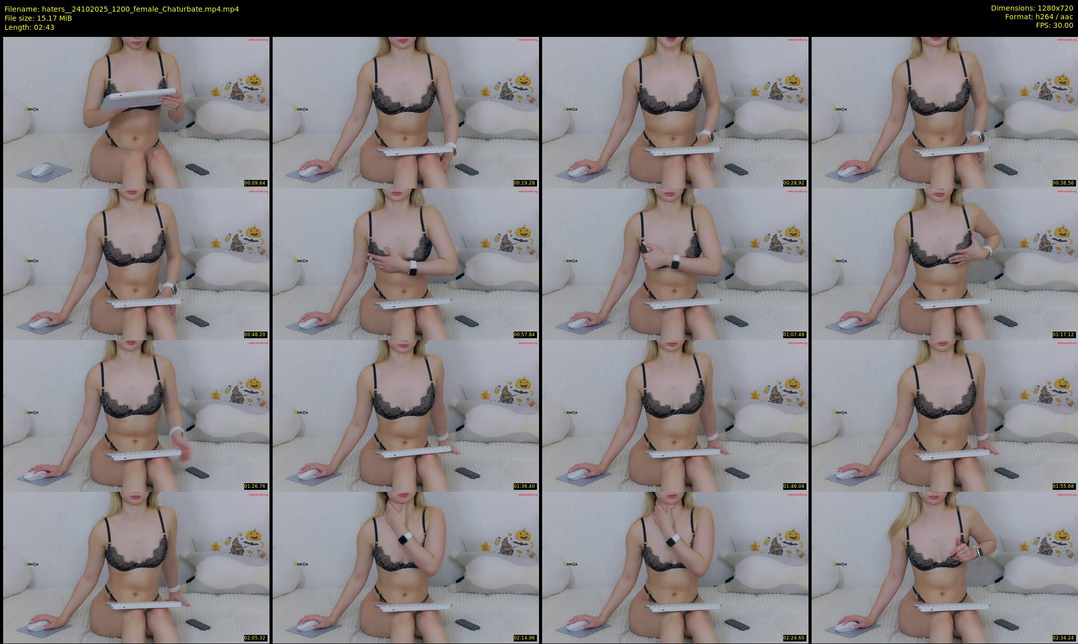 haters_ — 3 minute Chaturbate female cam show recording, 720p, Oct 24, 2025