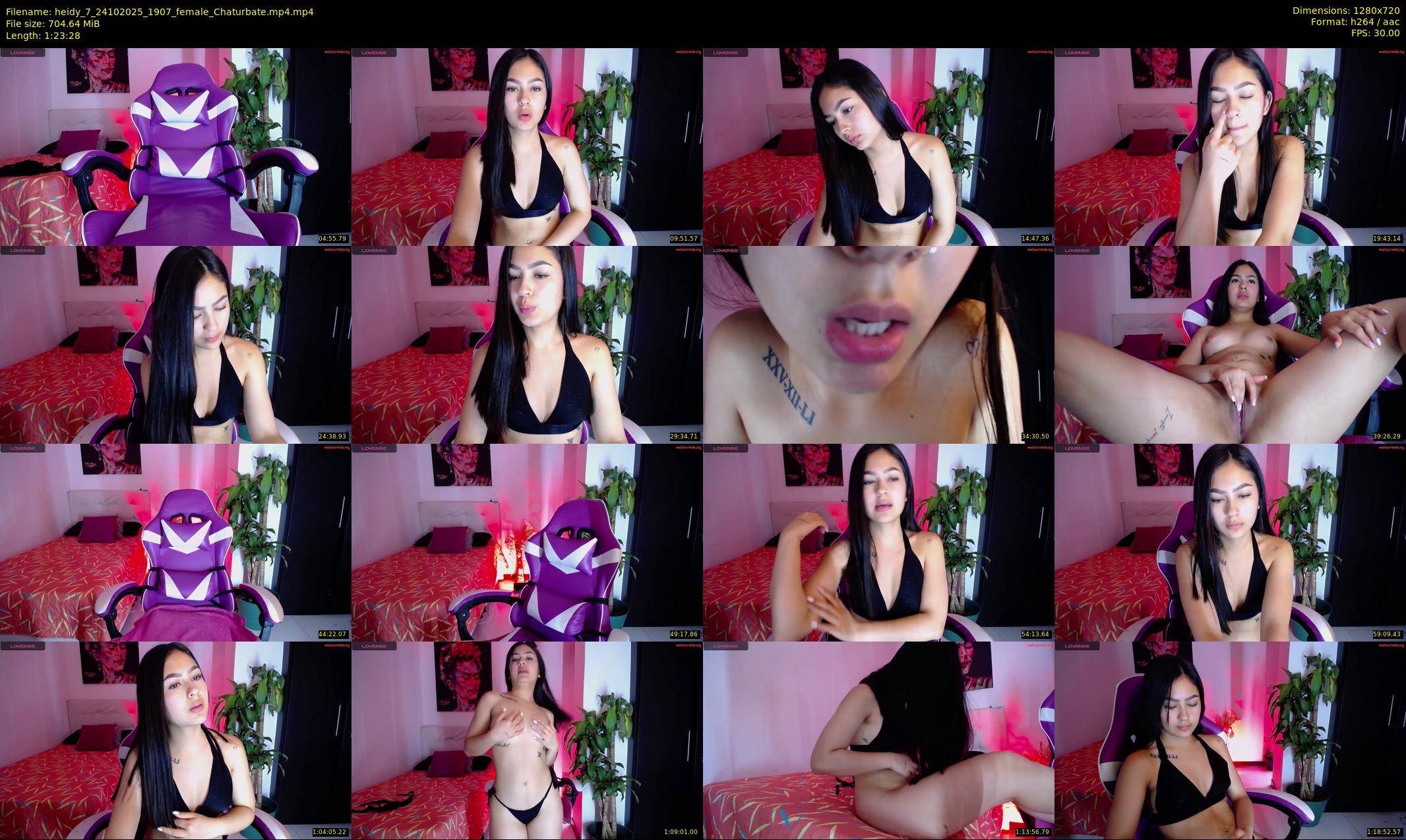 heidy_7 — 84 minute Chaturbate female cam show recording, 720p, Oct 24, 2025