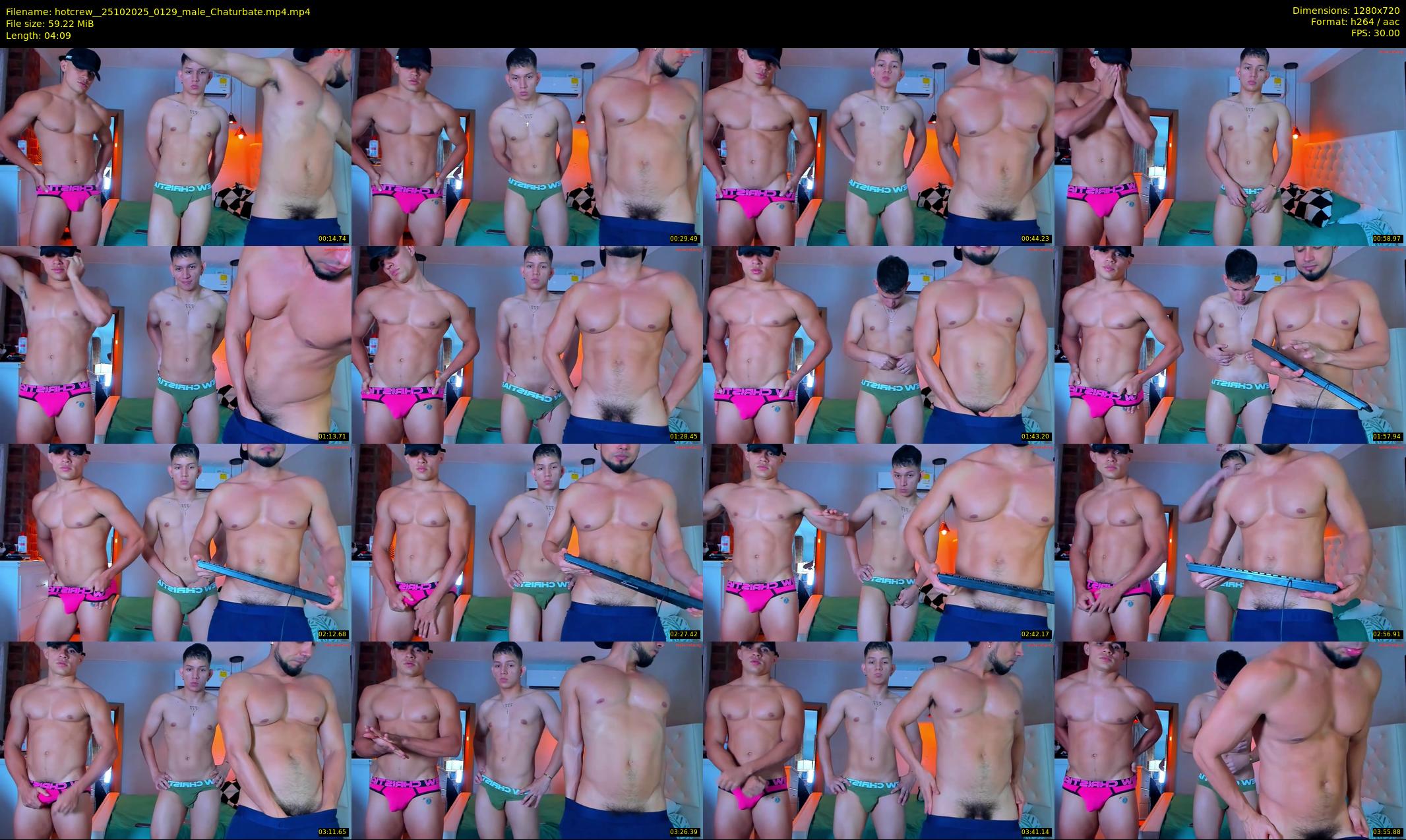 hotcrew_ — 5 minute Chaturbate male cam show recording, 720p, Oct 25, 2025