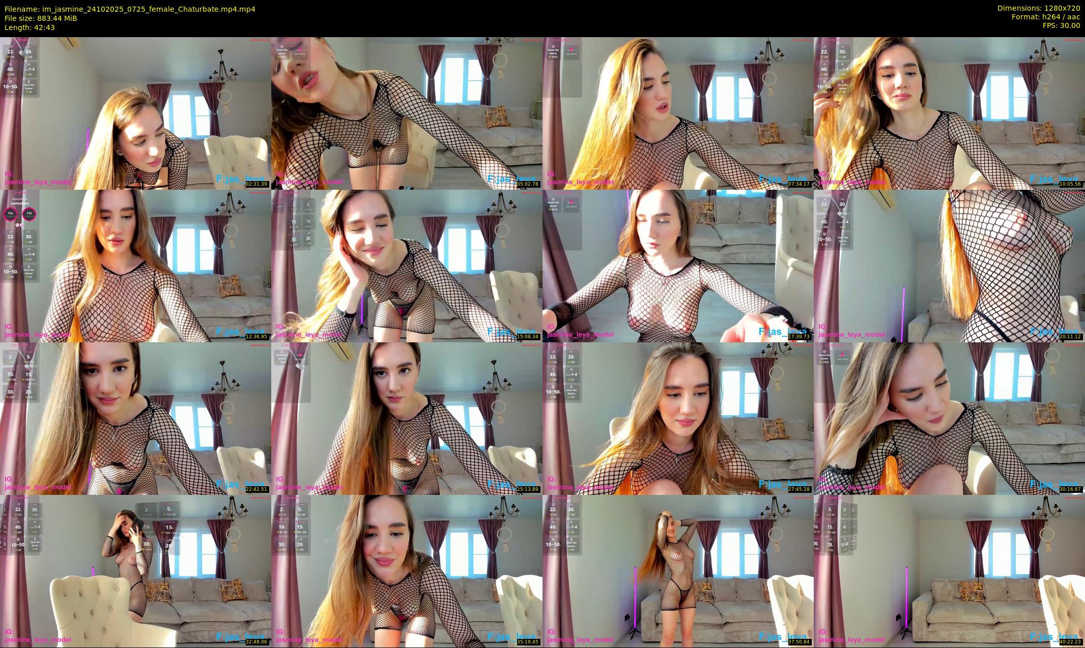 im_jasmine — 43 minute Chaturbate female cam show recording, 720p, Oct 24, 2025