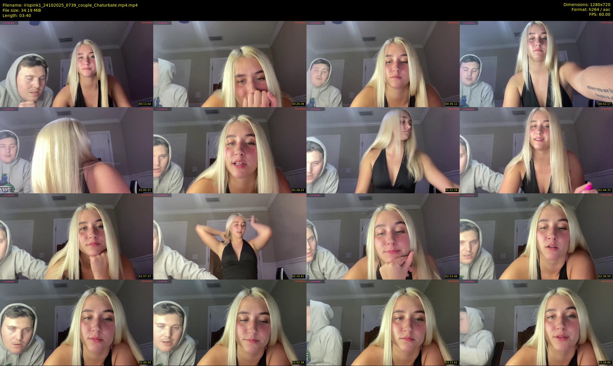 irispink1 — 4 minute Chaturbate female cam show recording, 720p, Oct 24, 2025