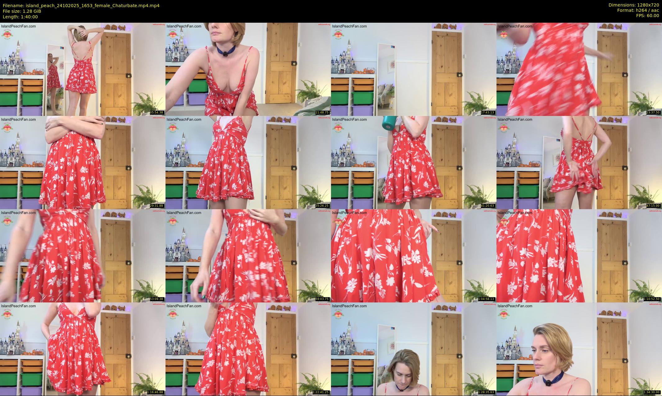 island_peach — 100 minute Chaturbate female cam show recording, 720p, Oct 24, 2025