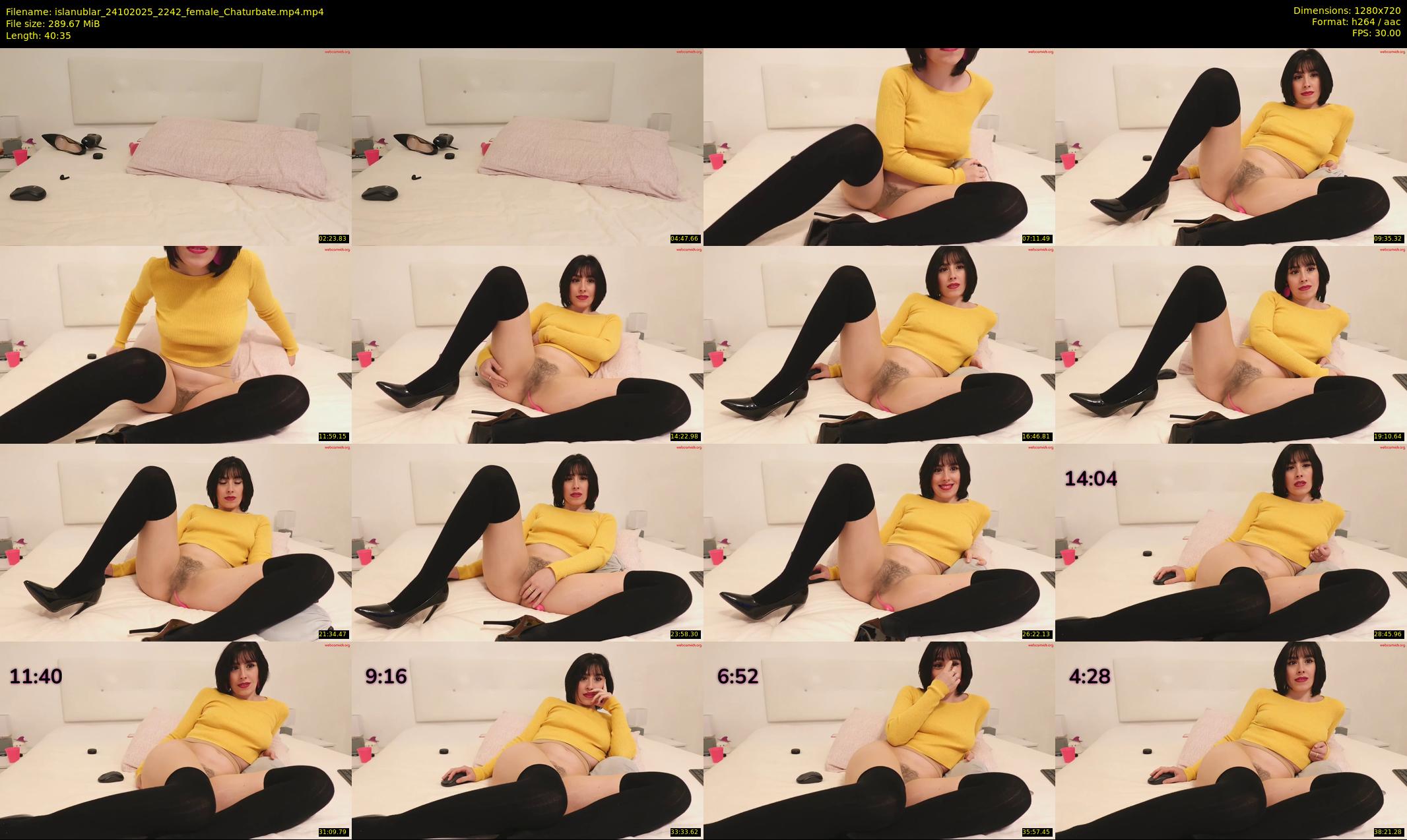 islanublar — 41 minute Chaturbate female cam show recording, 720p, Oct 24, 2025