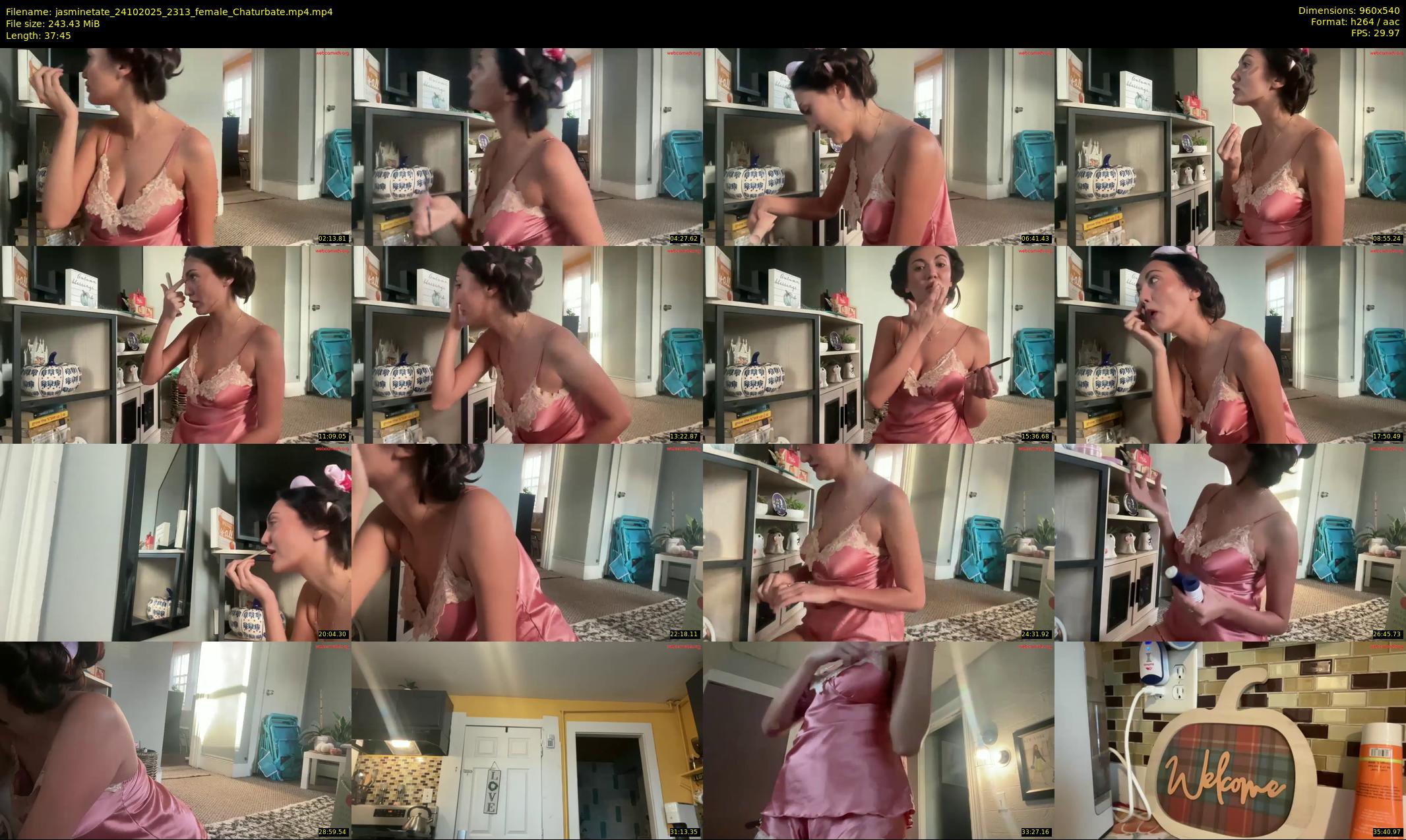 jasminetate — 38 minute Chaturbate female cam show recording, 480p, Oct 24, 2025