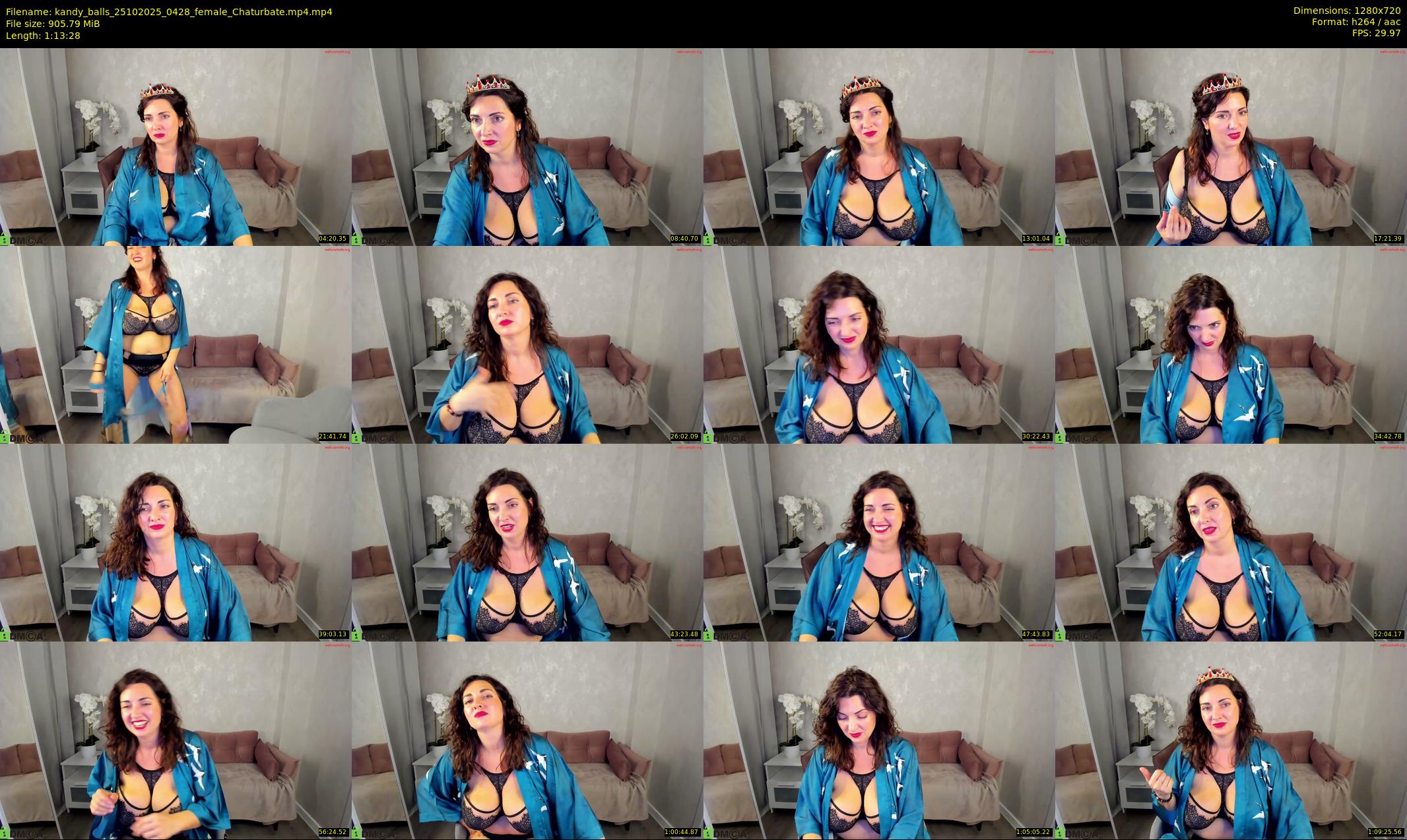 kandy_balls — 74 minute Chaturbate female cam show recording, 720p, Oct 25, 2025