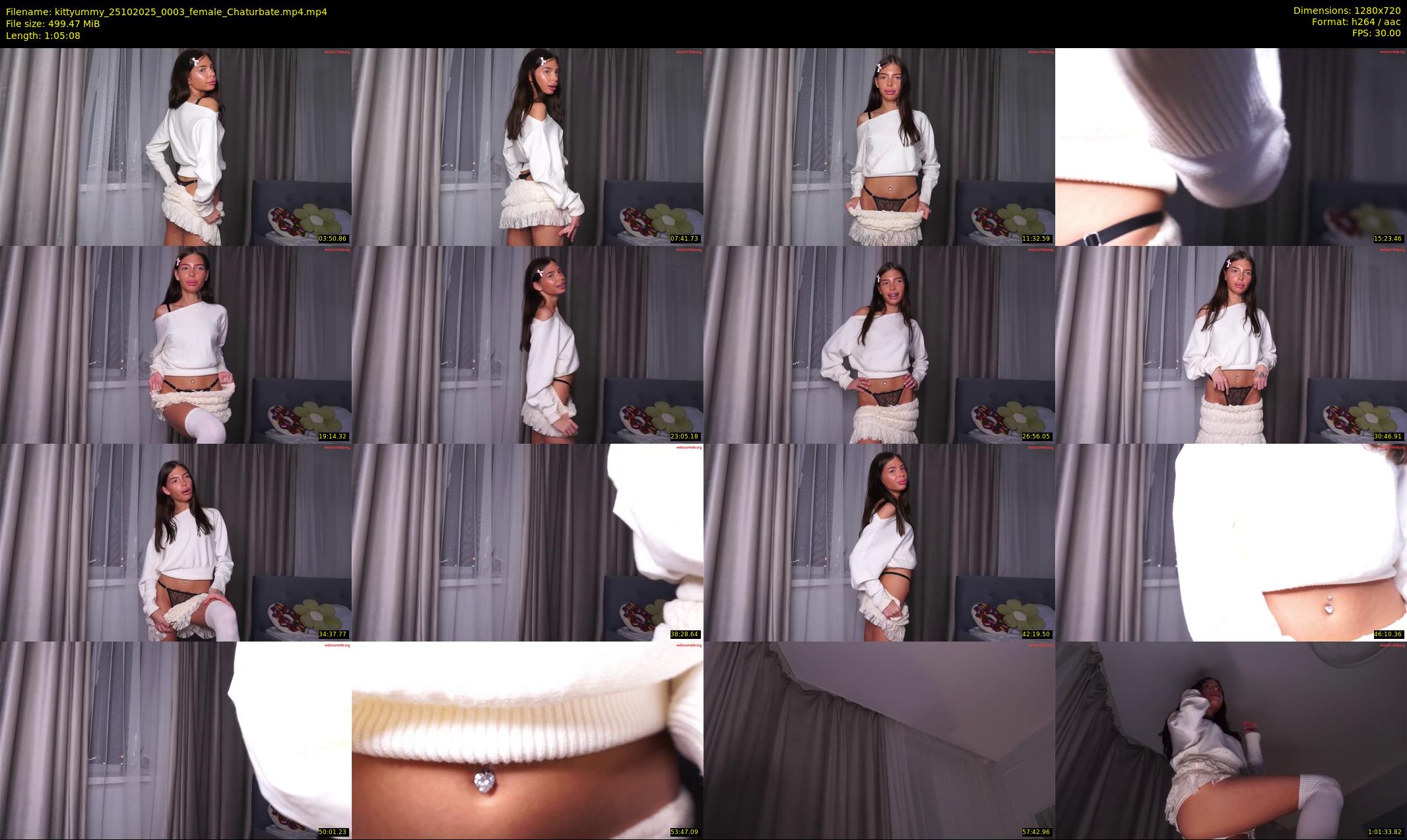 kittyummy — 66 minute Chaturbate female cam show recording, 720p, Oct 25, 2025