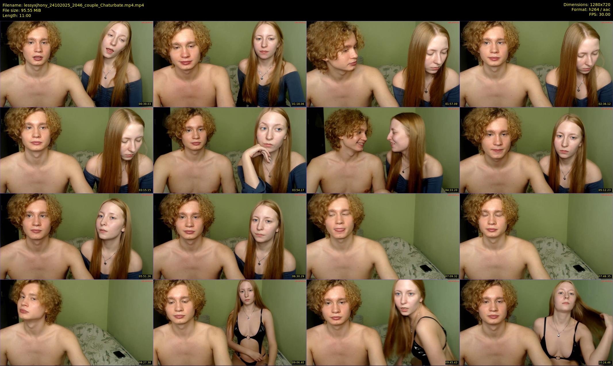 lessyxjhony — 11 minute Chaturbate couple cam show recording, 720p, Oct 24, 2025