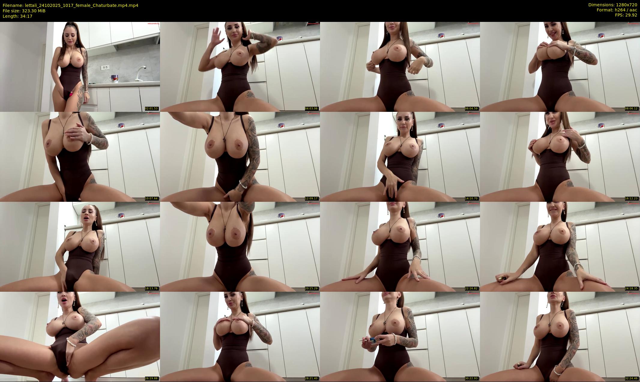 lettali — 35 minute Chaturbate female cam show recording, 720p, Oct 24, 2025