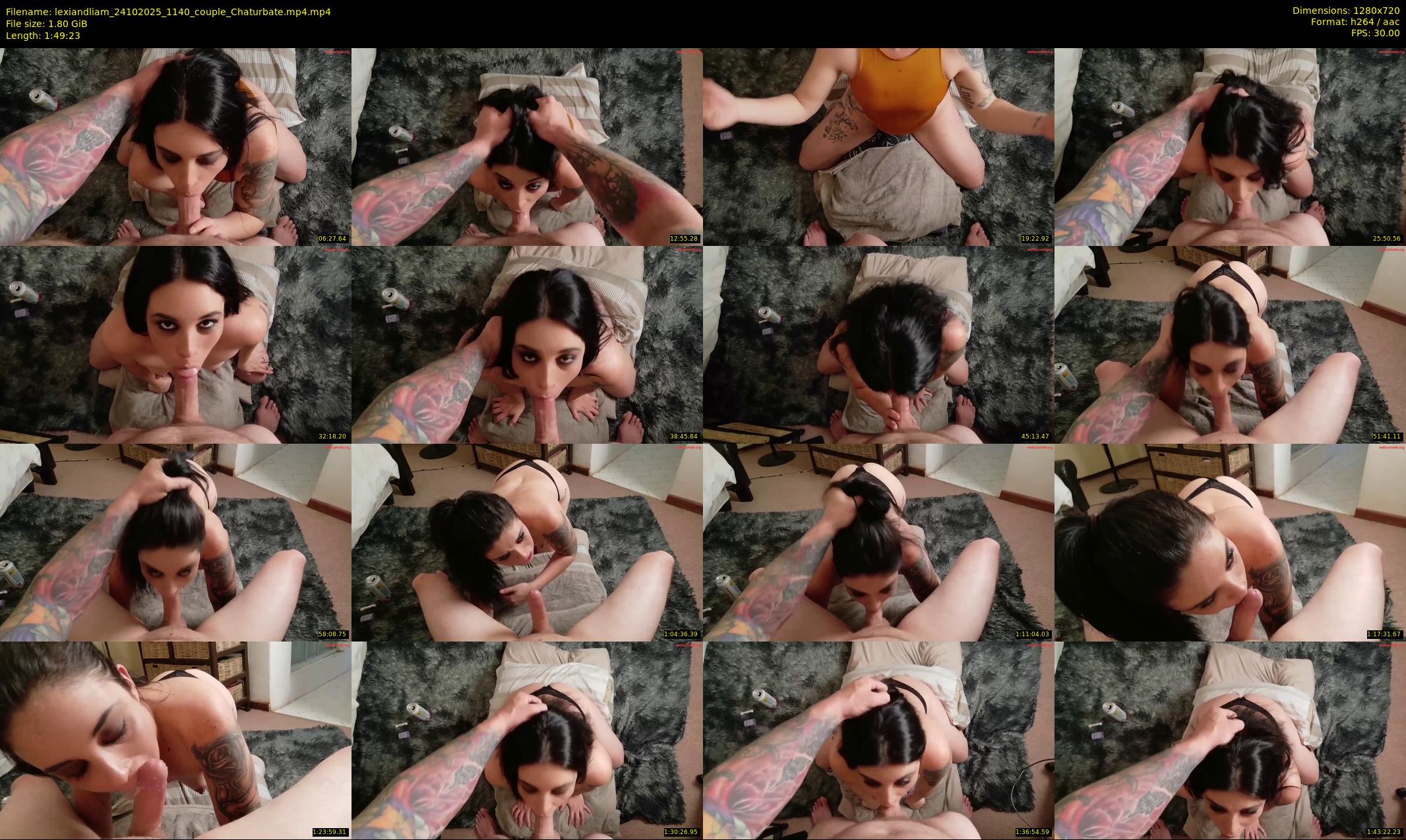 lexiandliam — 110 minute Chaturbate couple cam show recording, 720p, Oct 24, 2025